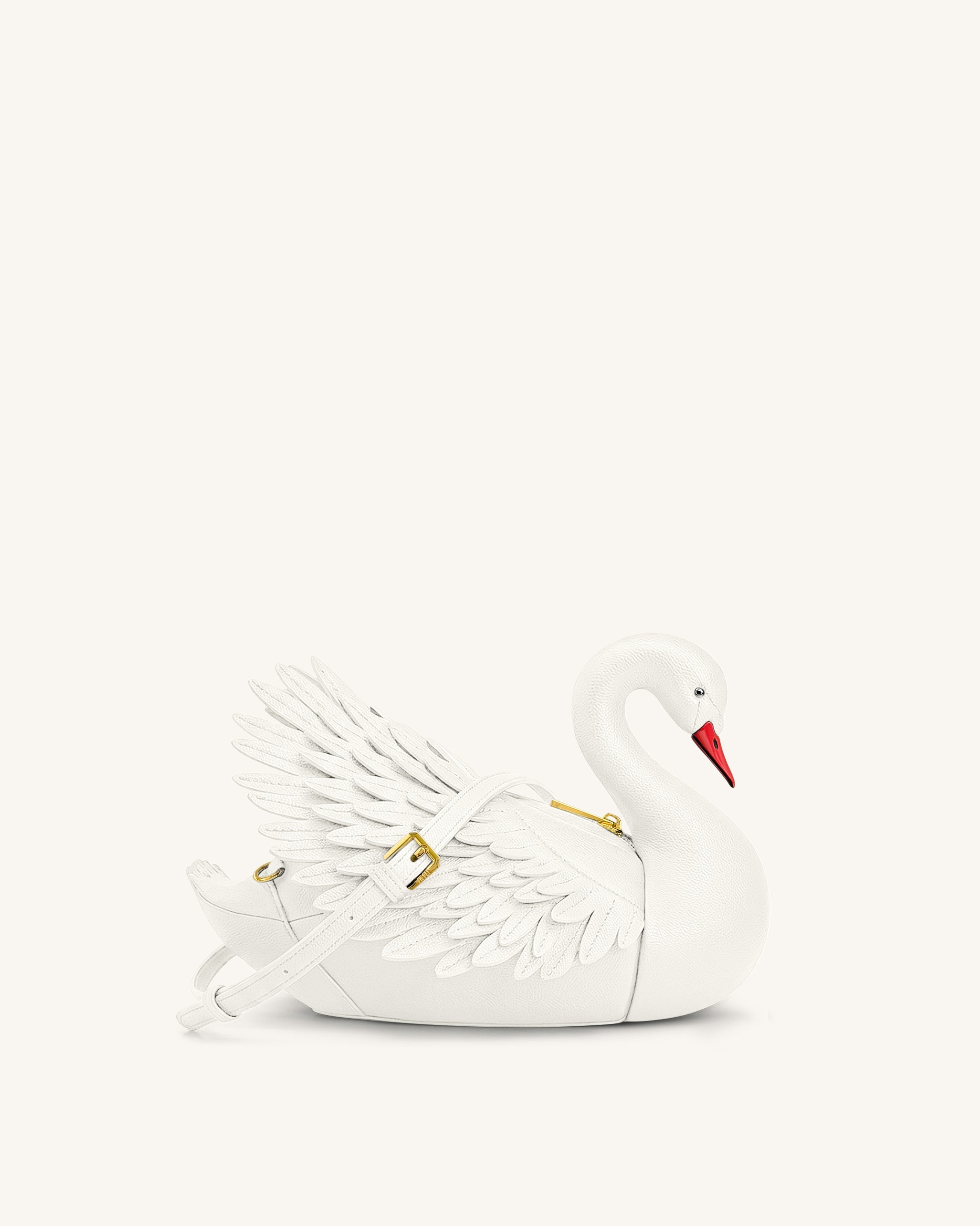 Alani Sac bandoulière en forme de cygne - Blanc