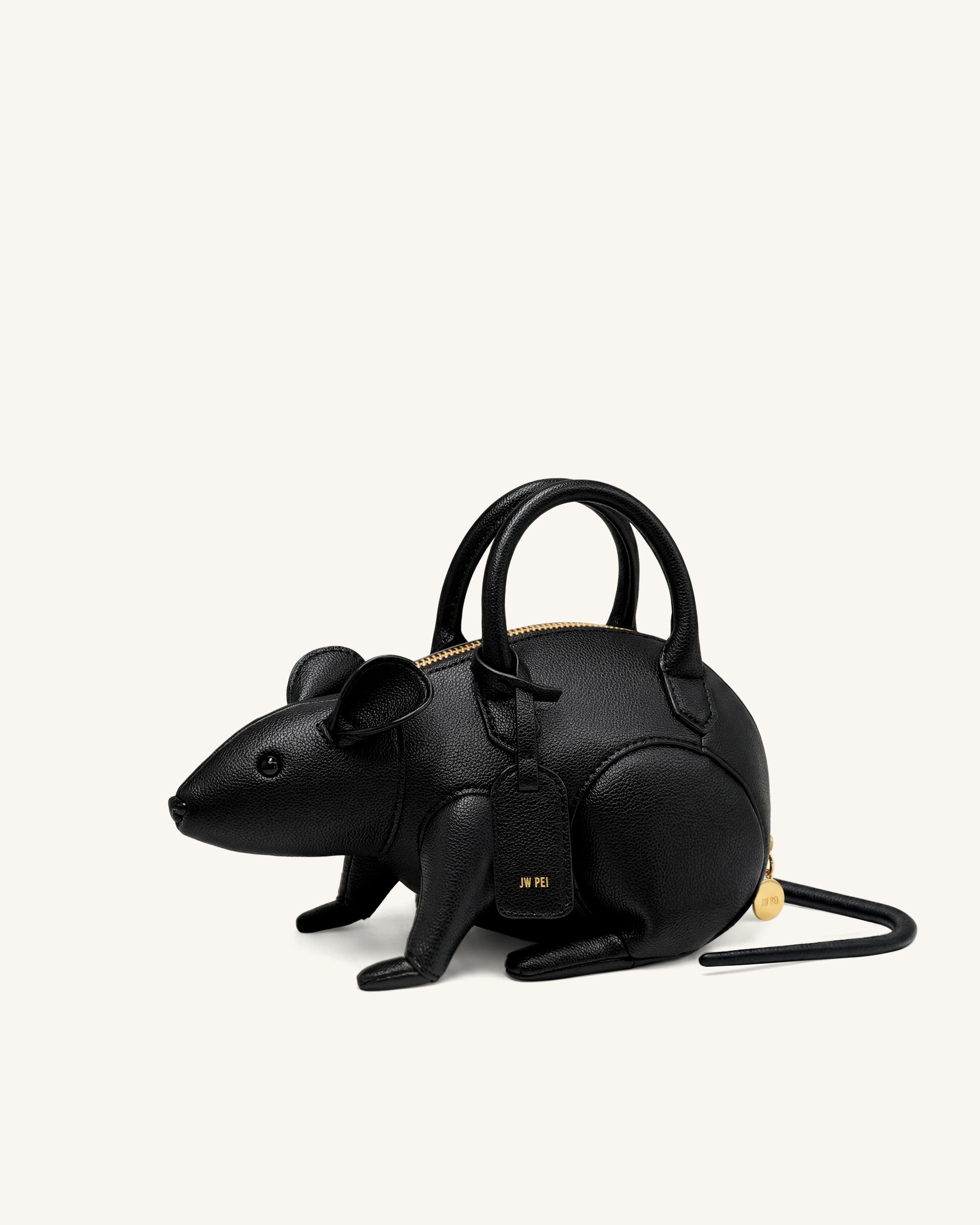 Mia Sac à main à poignée supérieure Souris - Noir