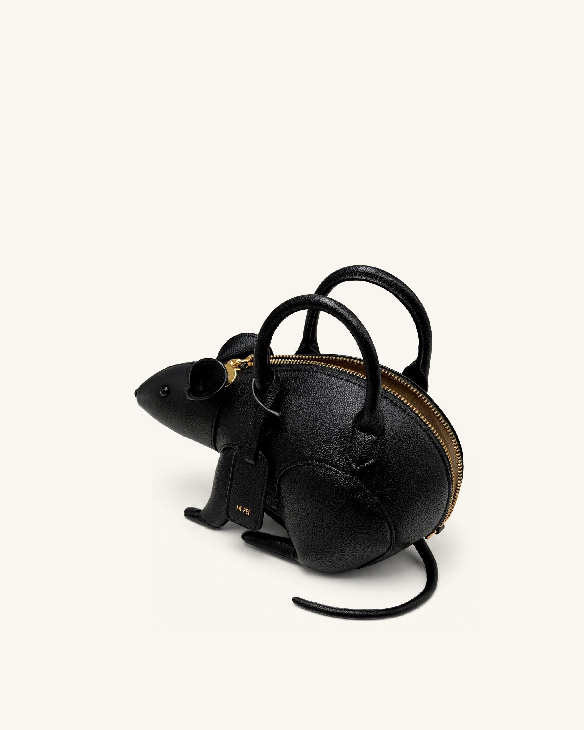 Mia Sac à main à poignée supérieure Souris - Noir