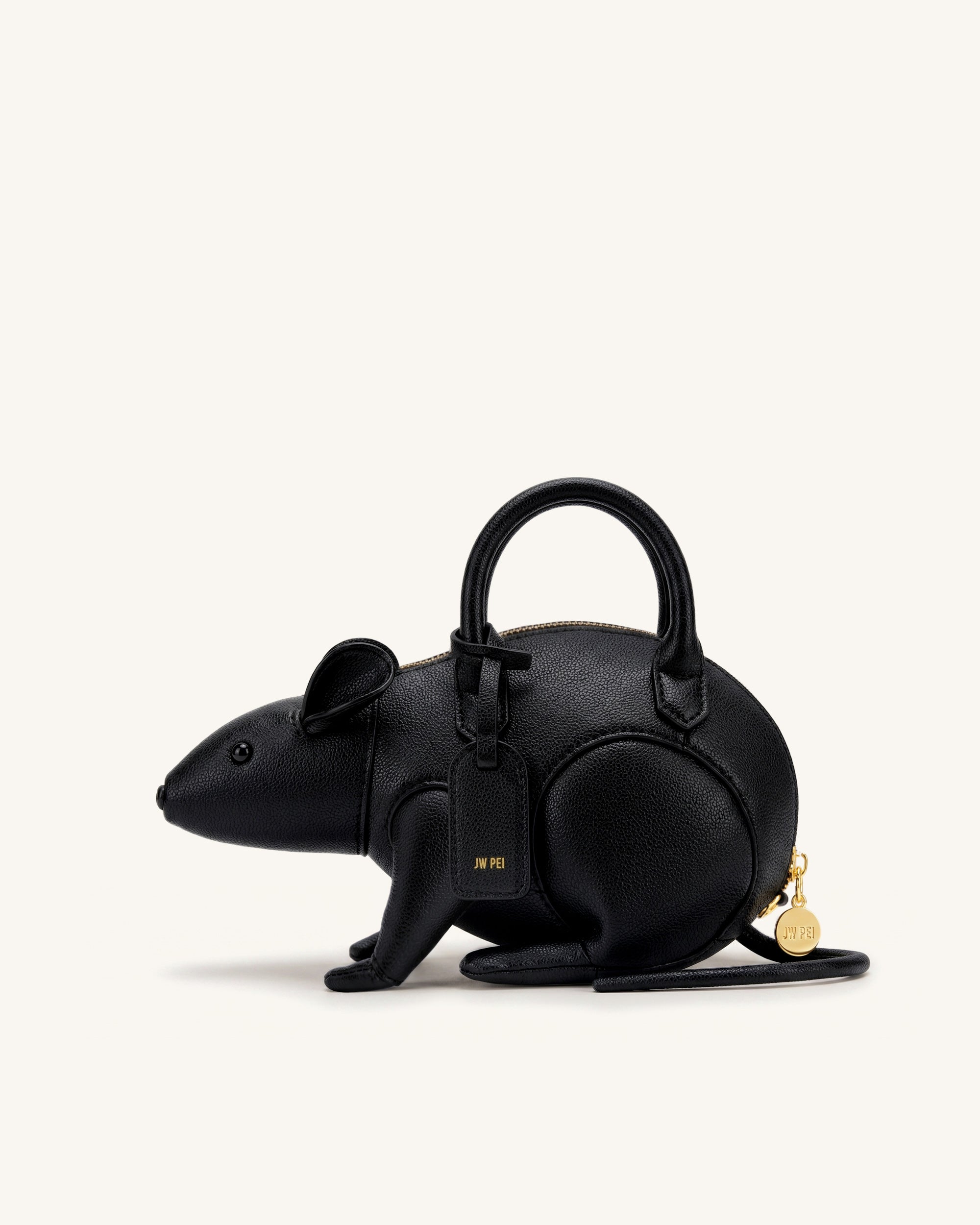 Mia Sac à main à poignée supérieure Souris - Noir