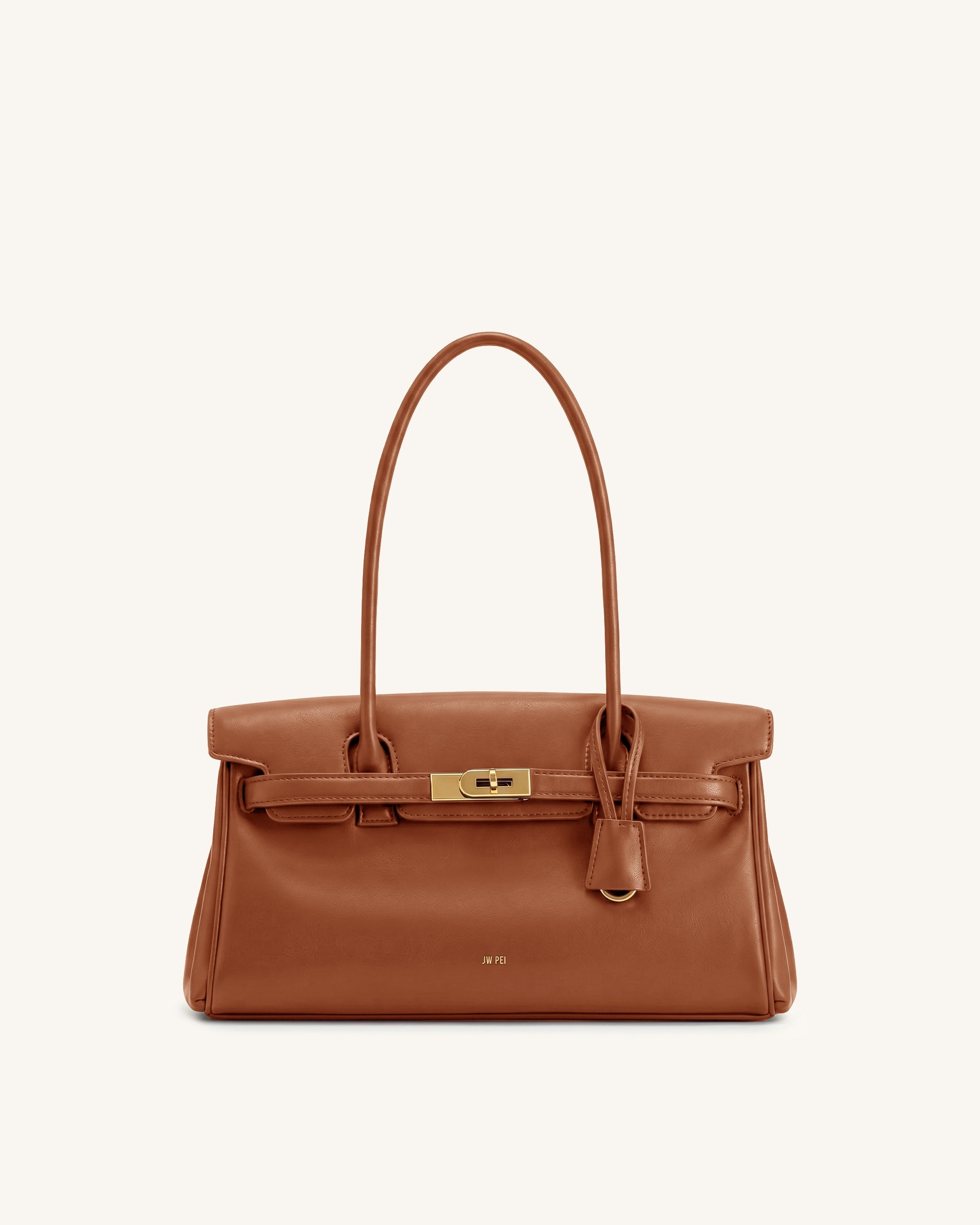 Yara Sac porté épaule - Marron café au lait