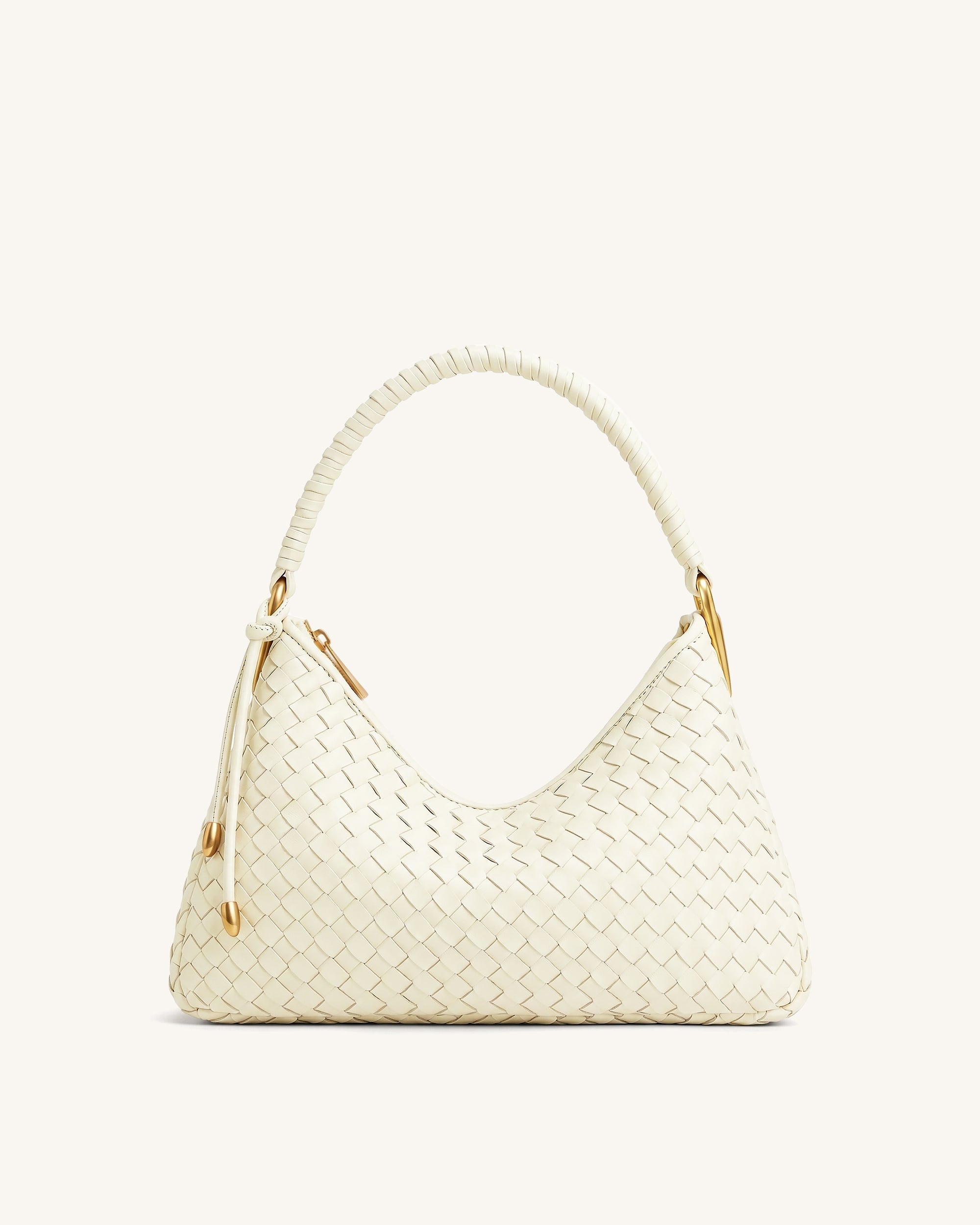 Lorena Sac à bandoulière tissé - Ivoire