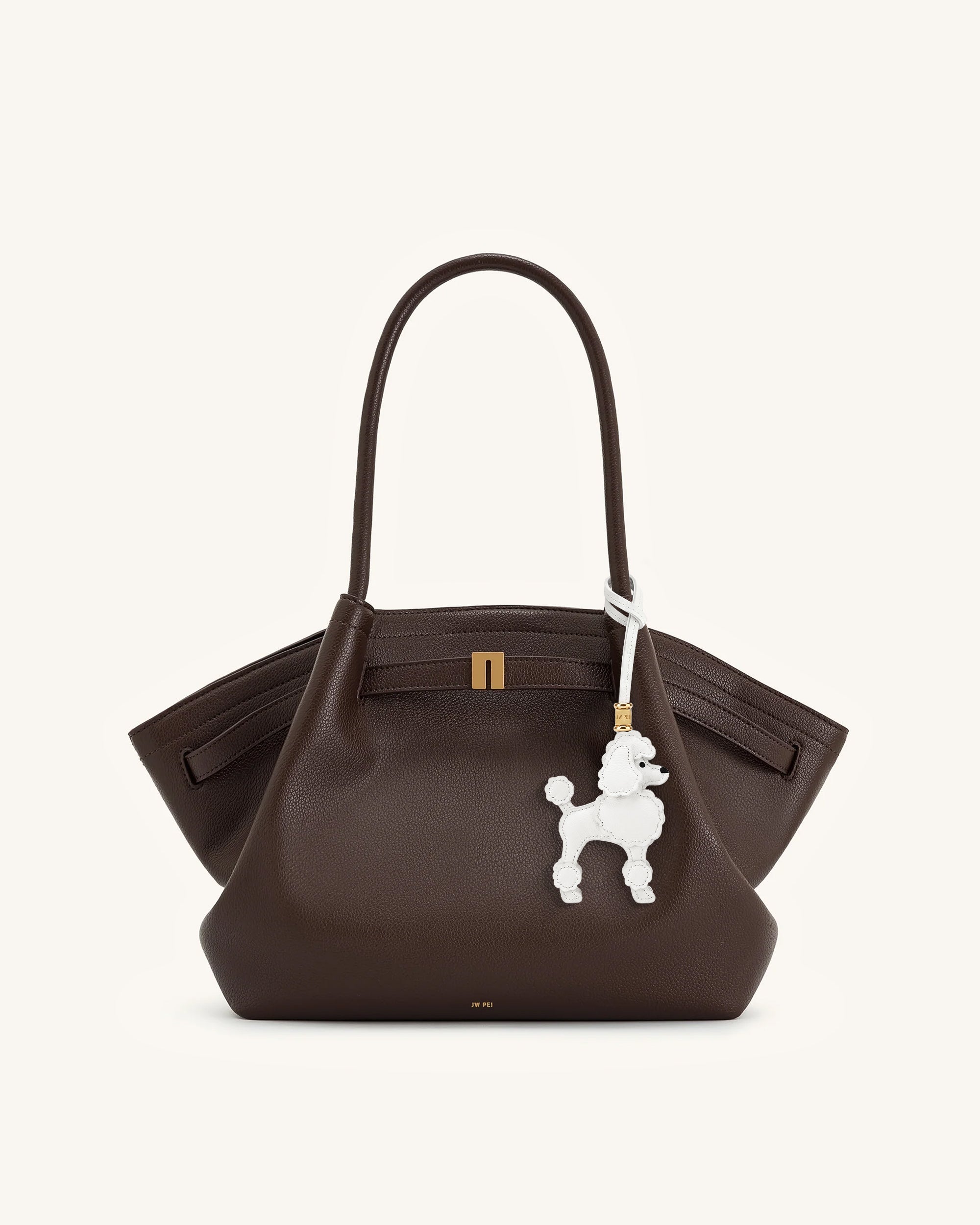Bijou de sac Caniche - Blanc