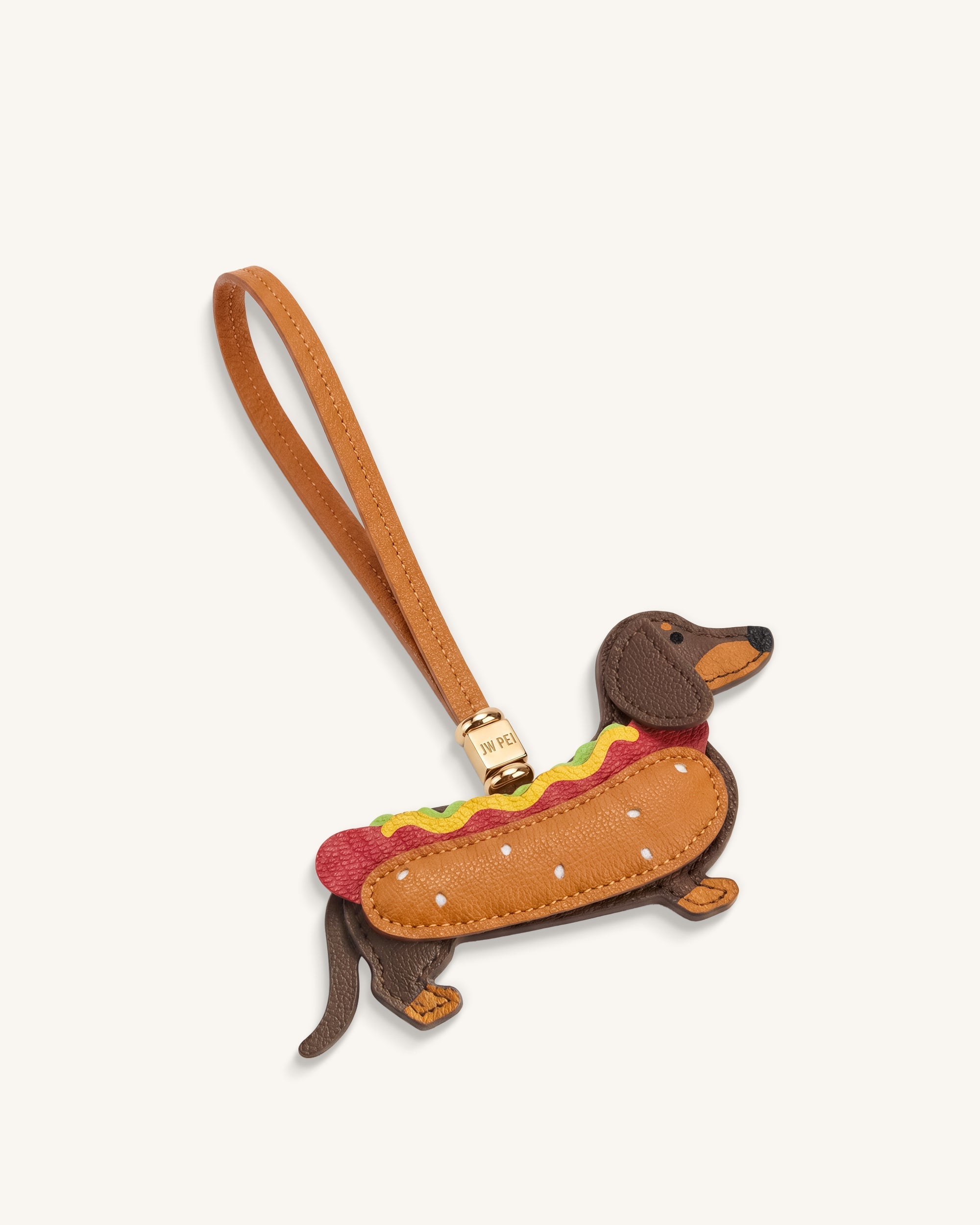 Bijou de sac Teckel Hot-Dog - Multicolore marron