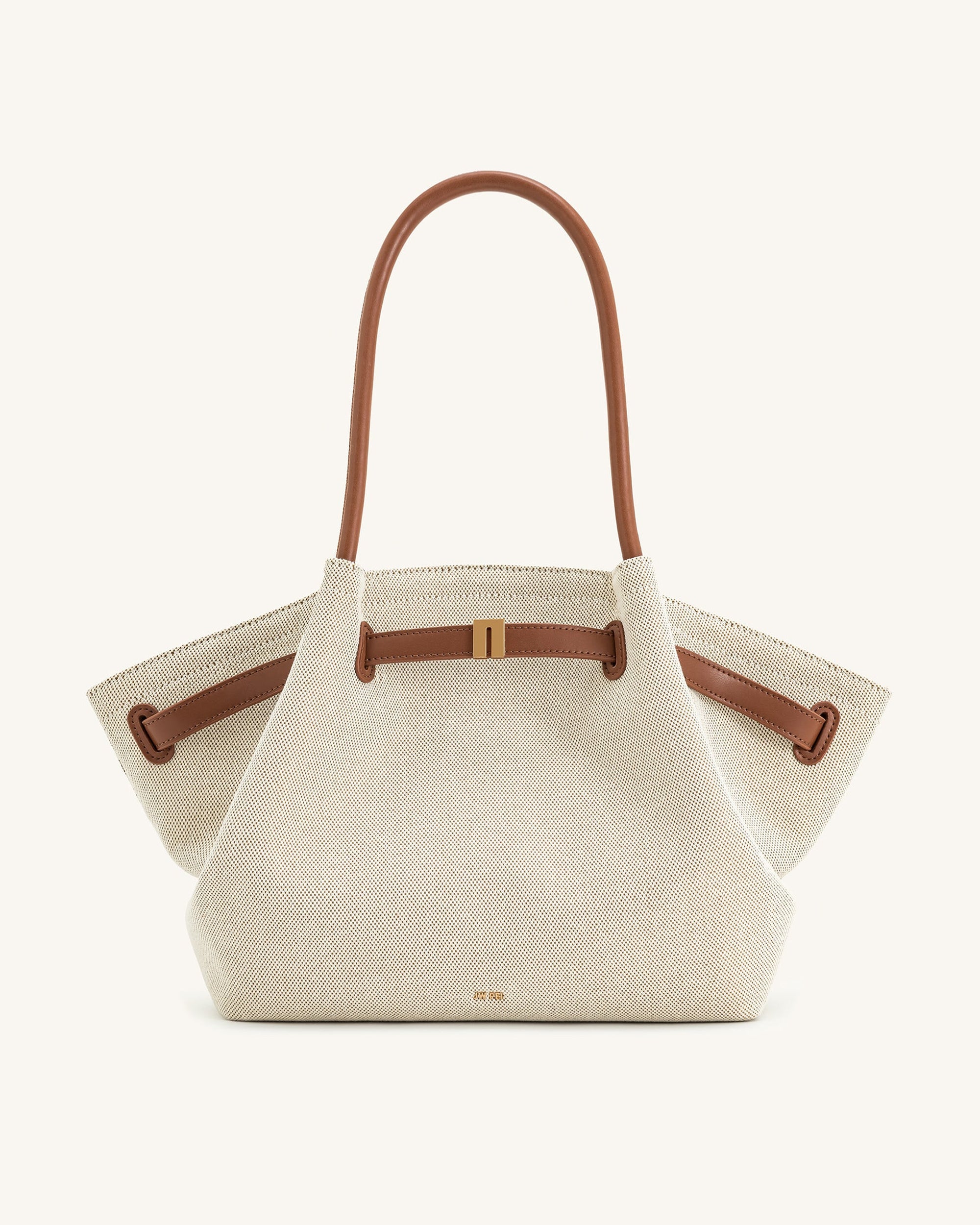 Hana Grand Sac Cabas - Toile Marron