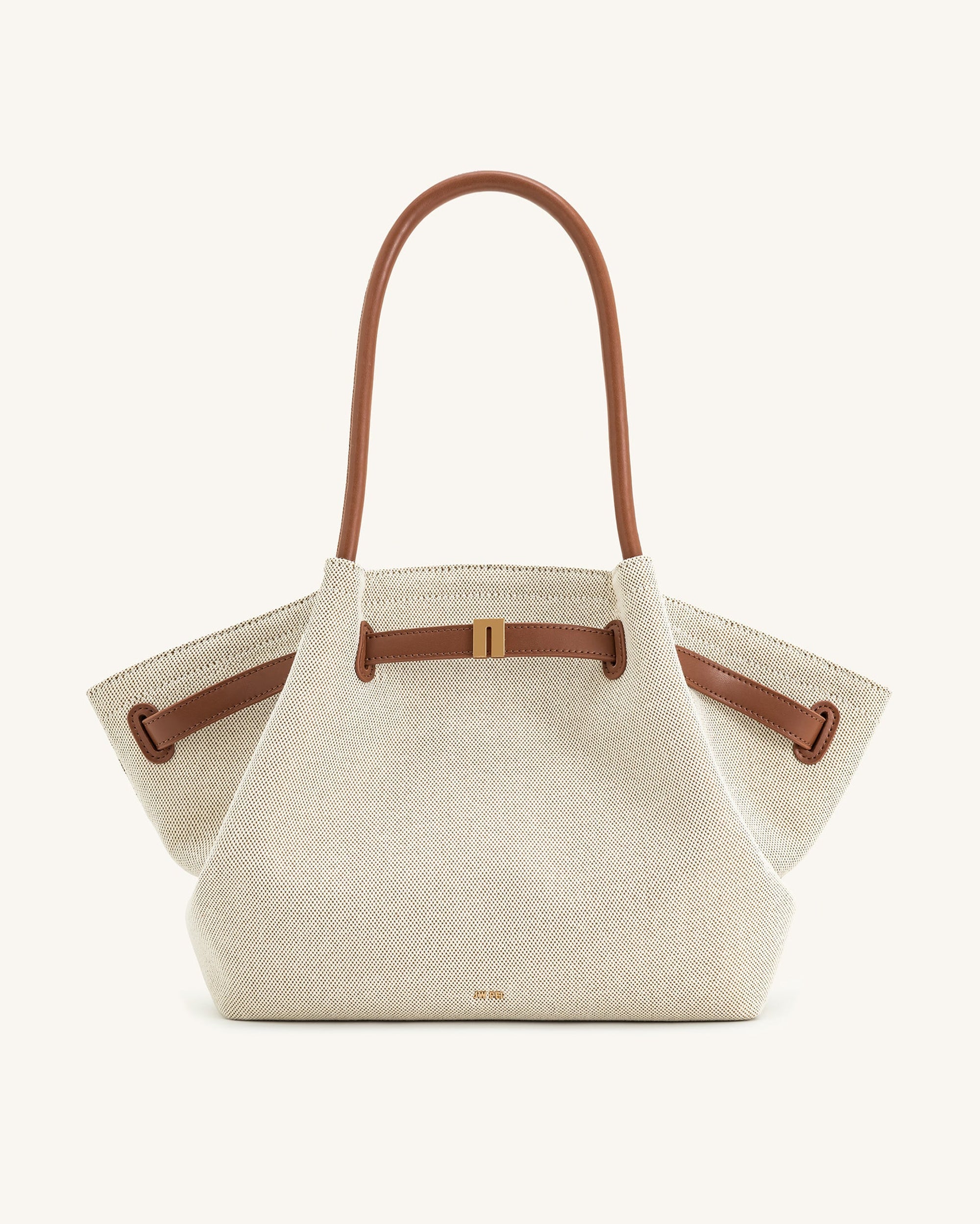 Hana Grand Sac Cabas - Toile Marron
