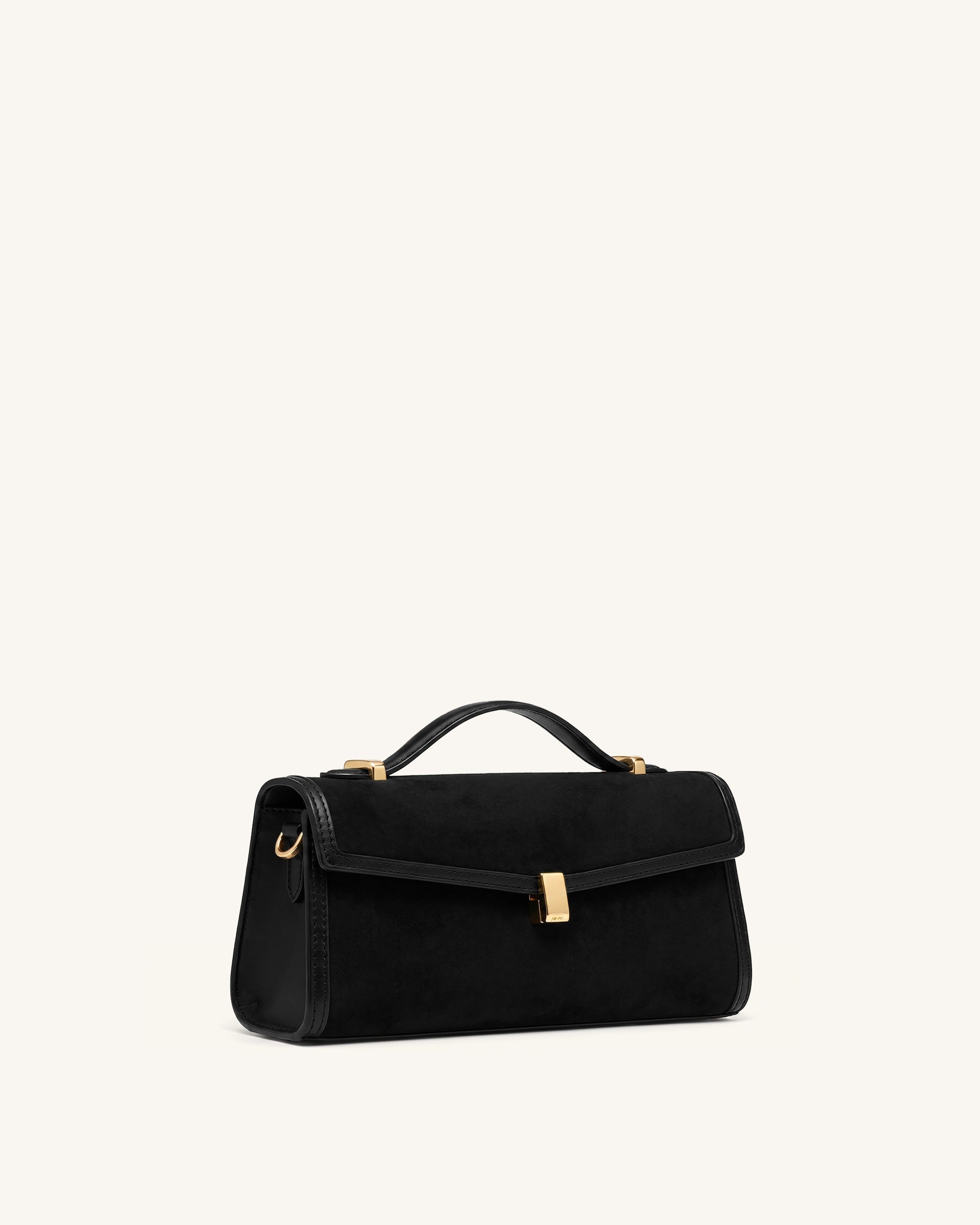Delphine Sac à main en suédine - Noir