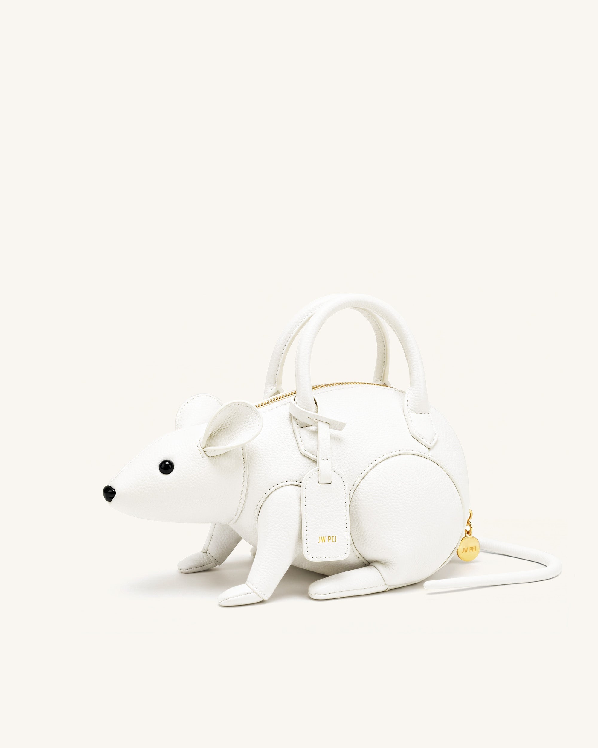 Mia Sac à main souris à anse - Blanc