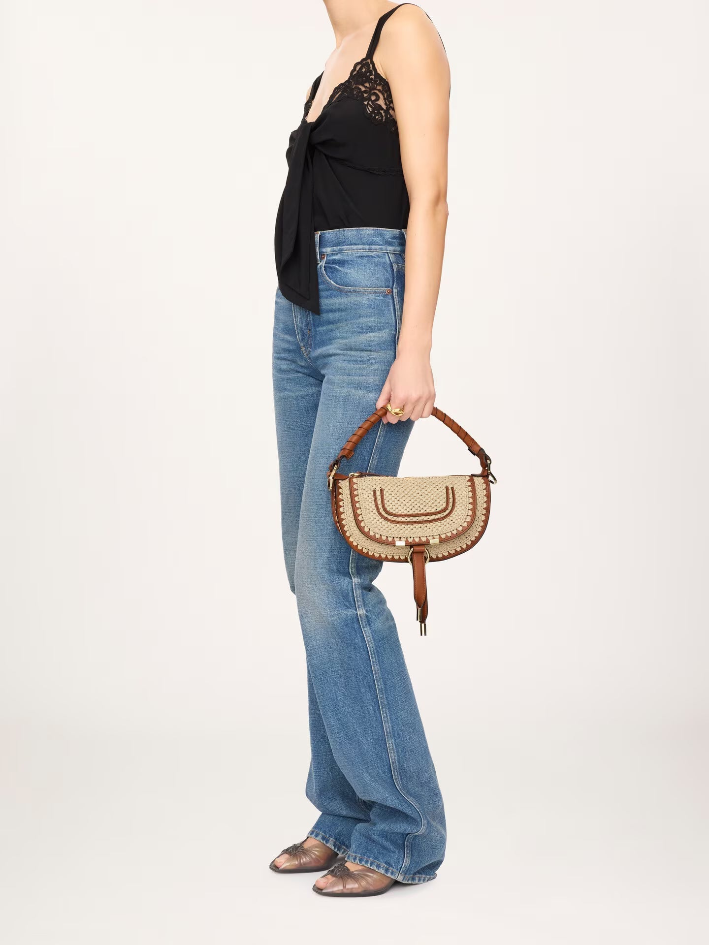 PETIT SAC MARCIE EN FIBRES EFFET RAPHIA
