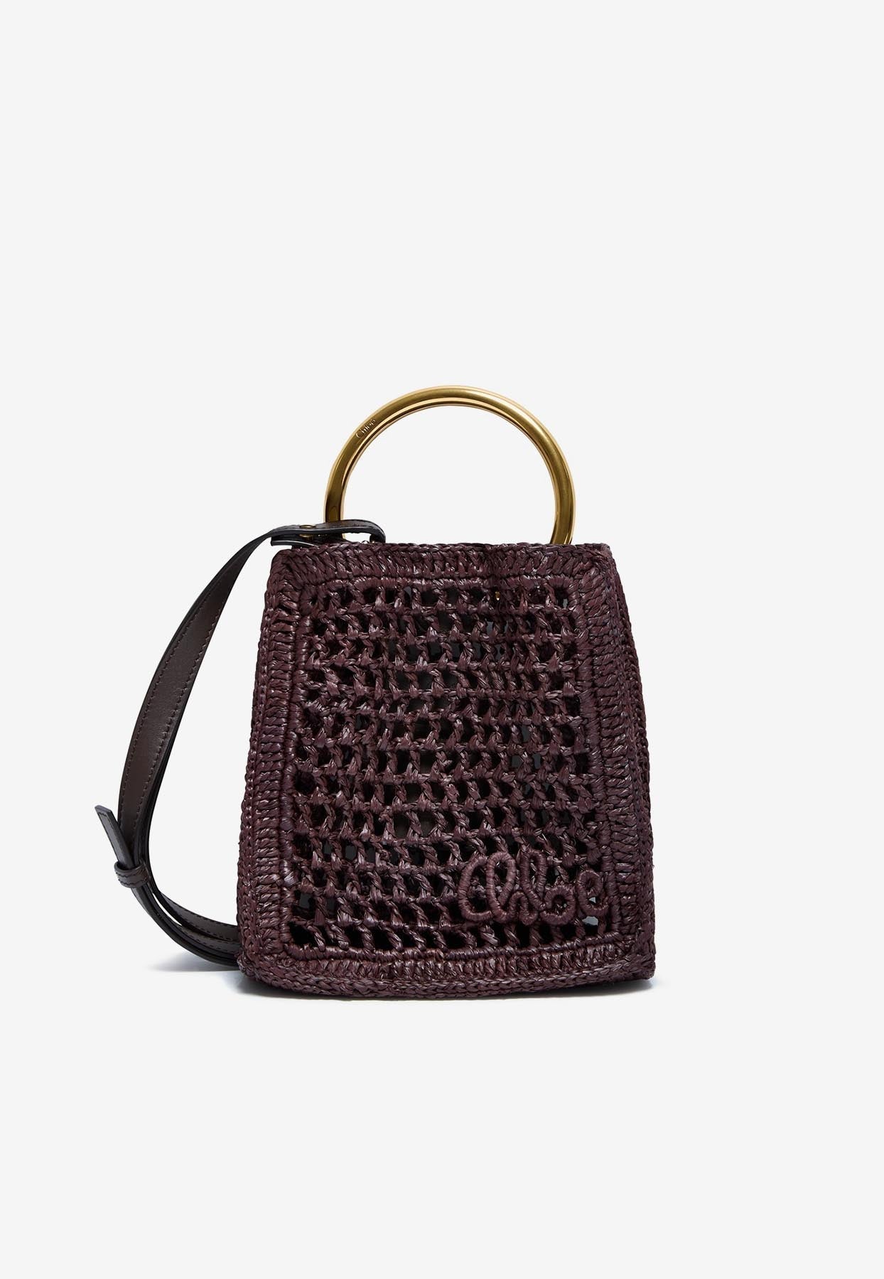 Mini Summer Banana Raffia Cabas Bag
