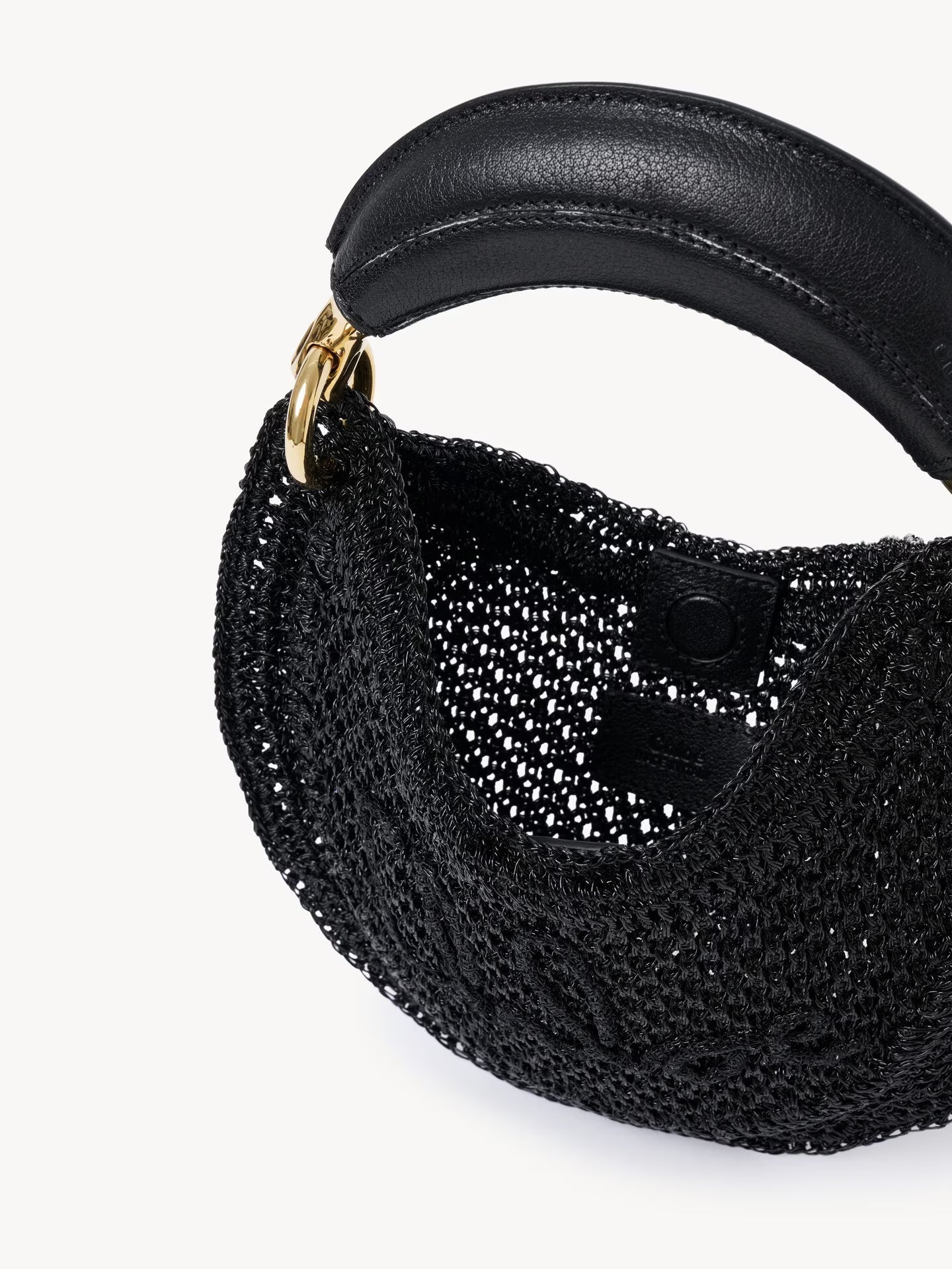 MINI SAC HOBO SUMMER BANANA EN CROCHET SCINTILLANT