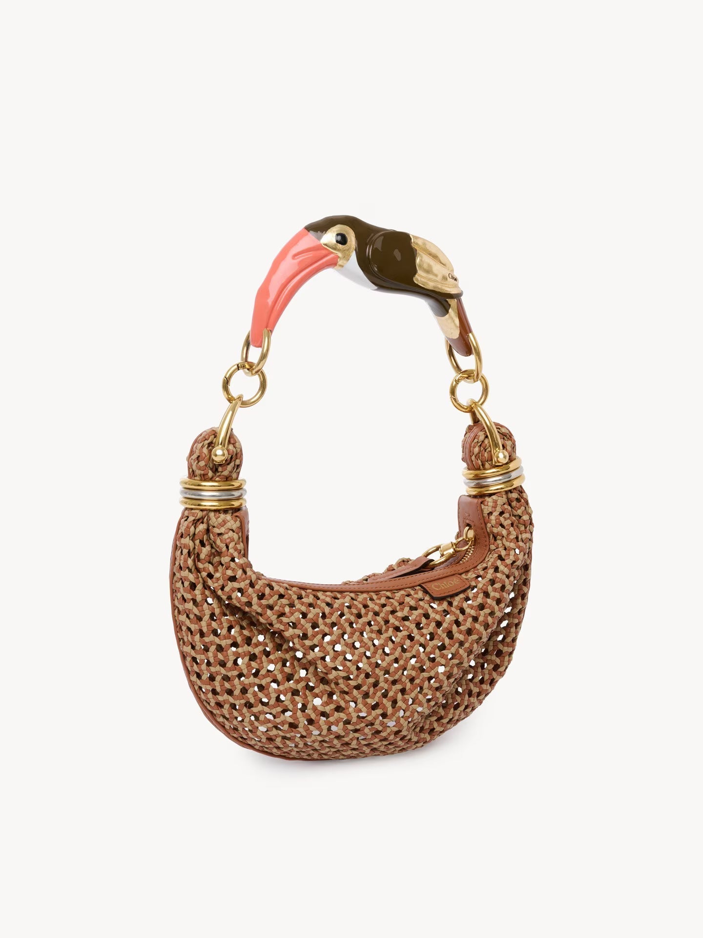 MINI SAC HOBO BRACELET BAG EN CUIR VELOURS