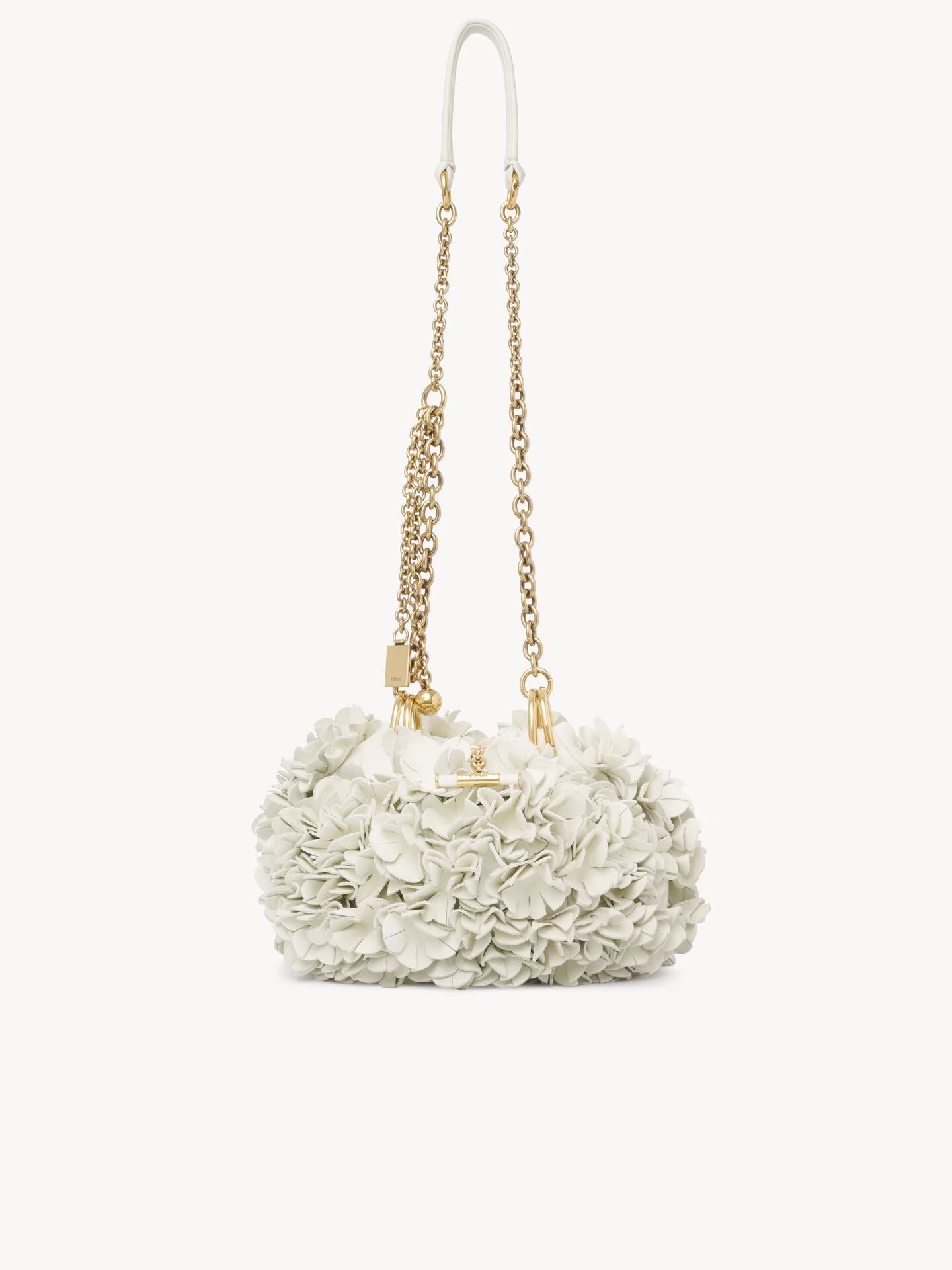 SAC CHAÎNE PORTÉ ÉPAULE CHLOÉ PLISSÉ EN CUIR PLISSÉ