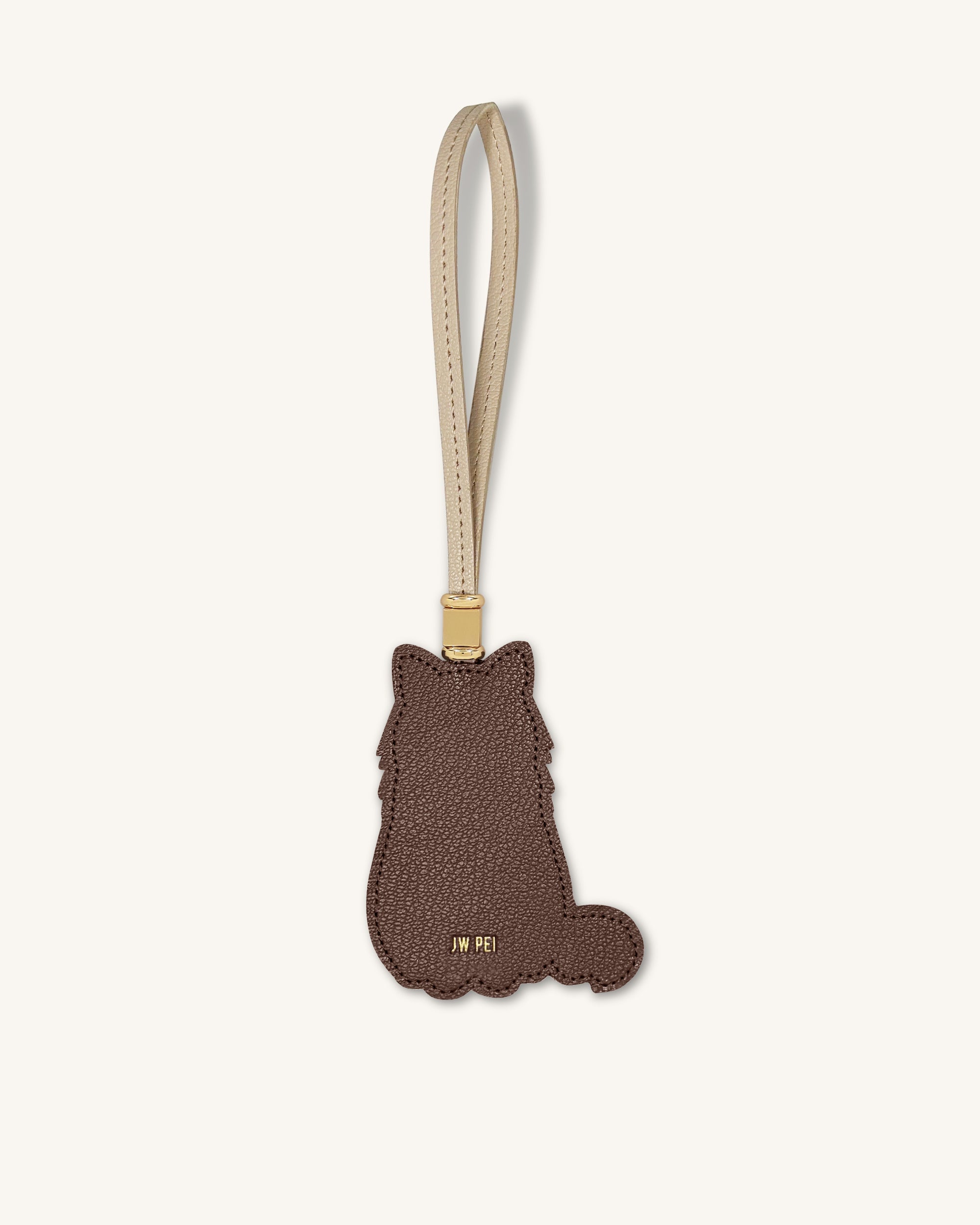 Breloque sac chat Ragdoll - Beige