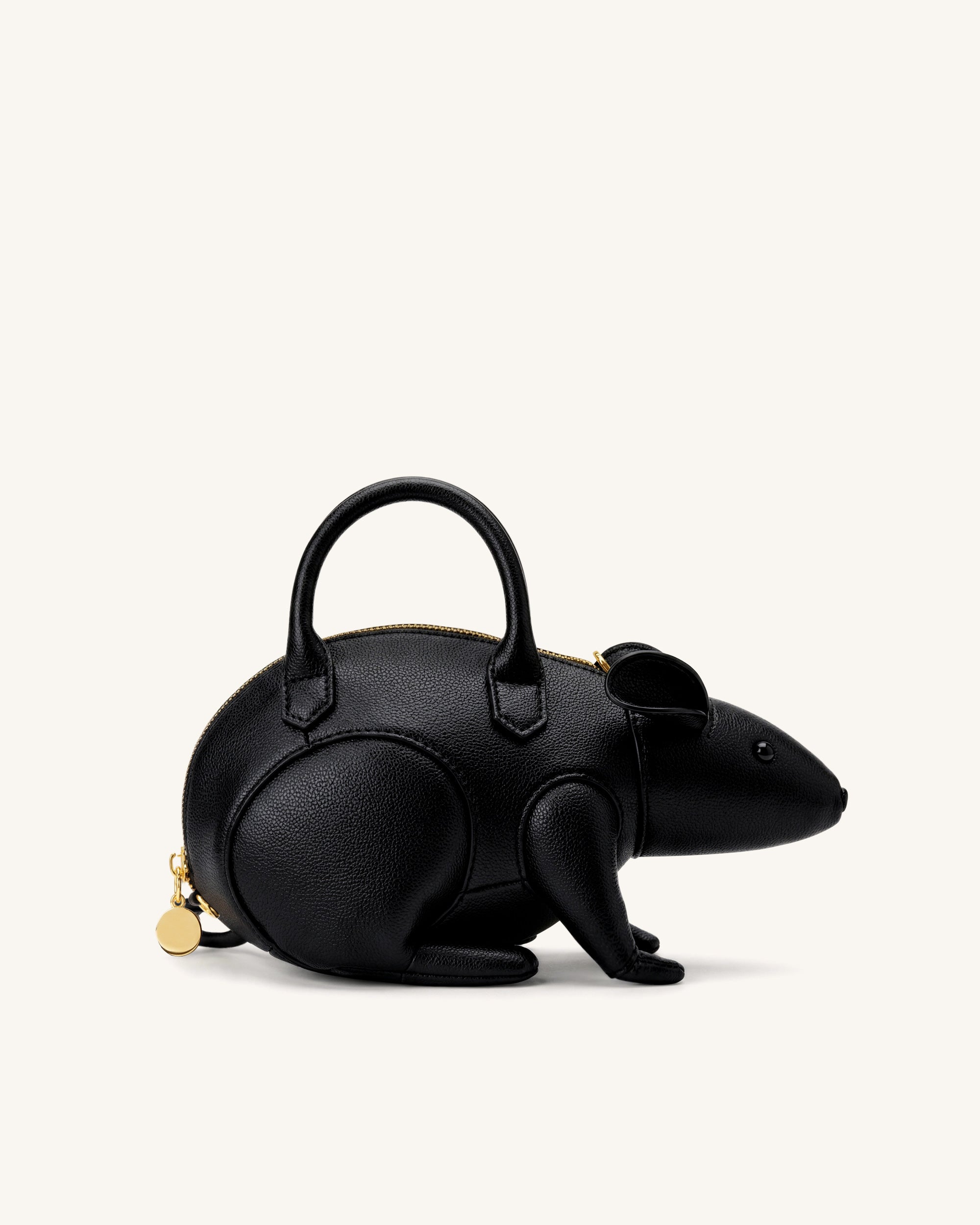 Mia Sac à main à poignée supérieure Souris - Noir