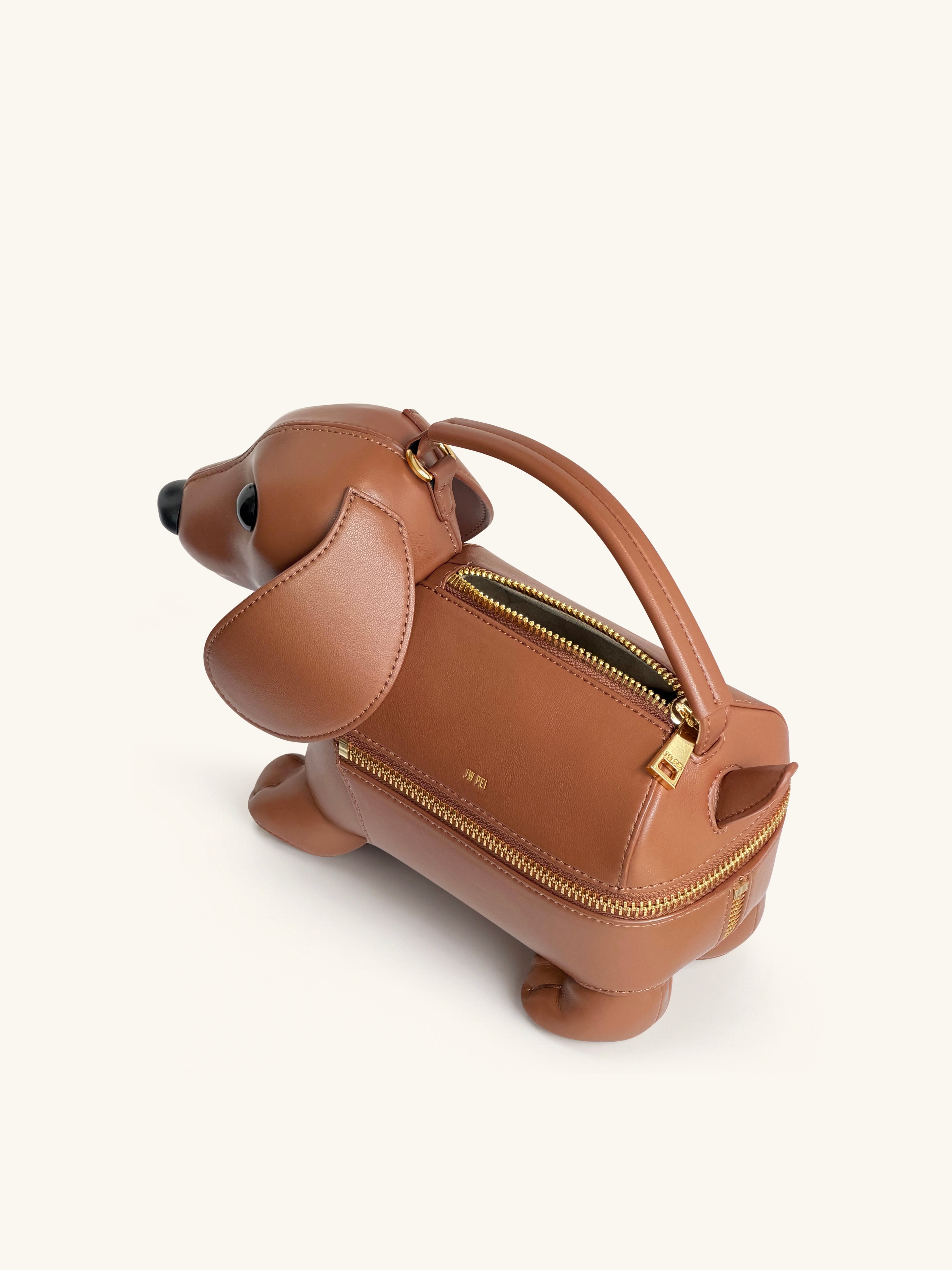 Emilia Sac en forme de chien - Marron