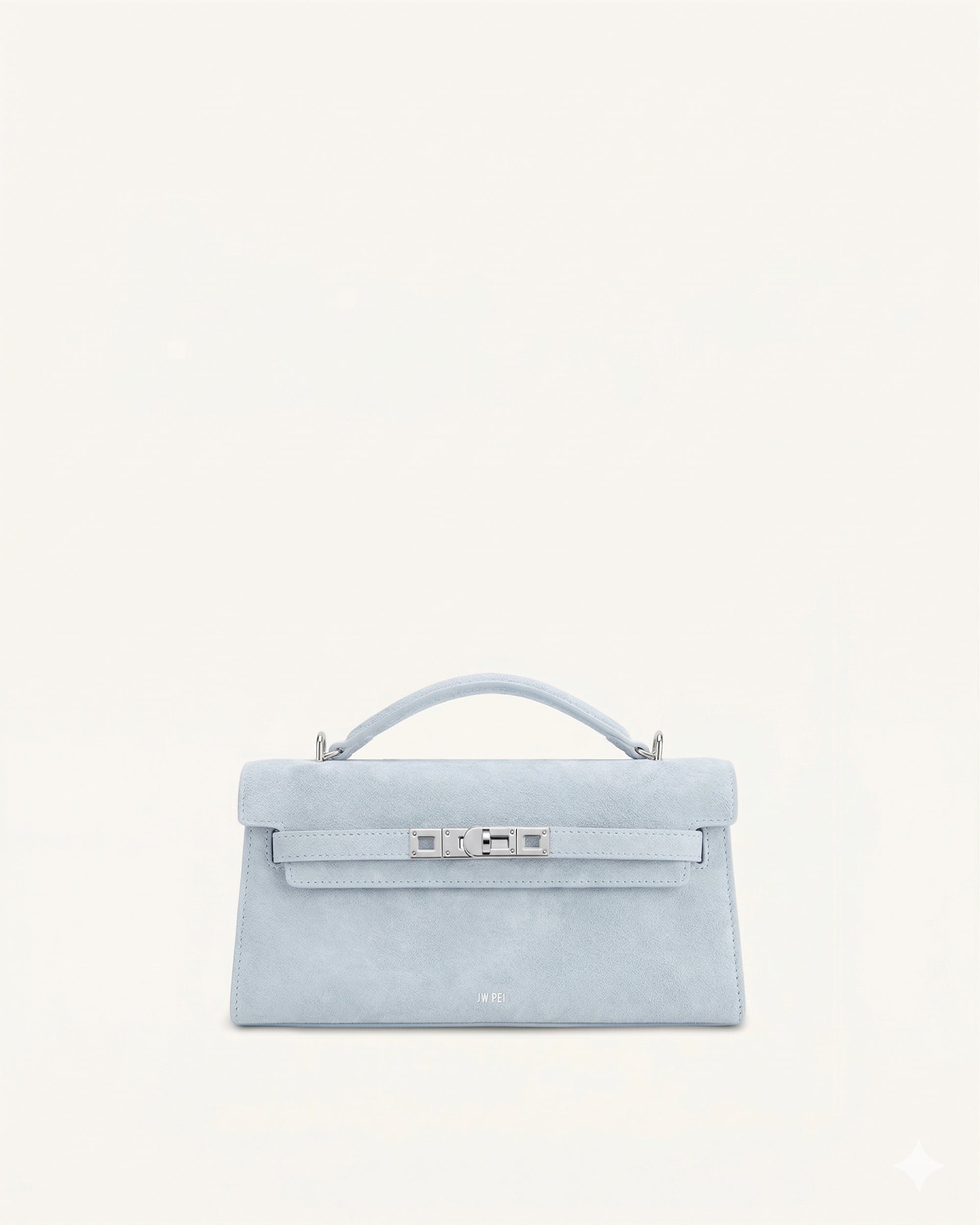 Sac à main supérieur en similicuir Noor - Bleu