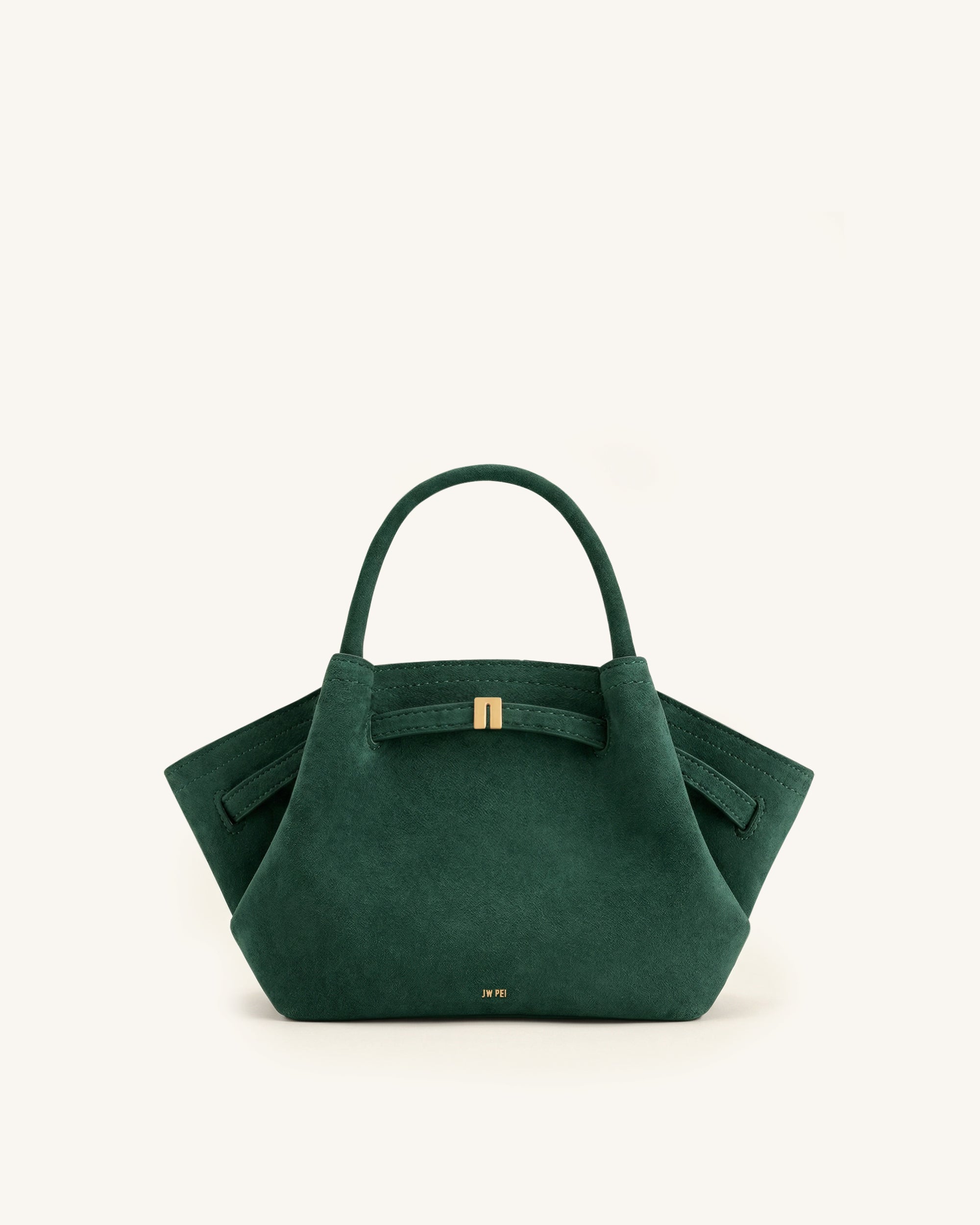 Mini sac cabas en similicuir Hana - Vert forêt