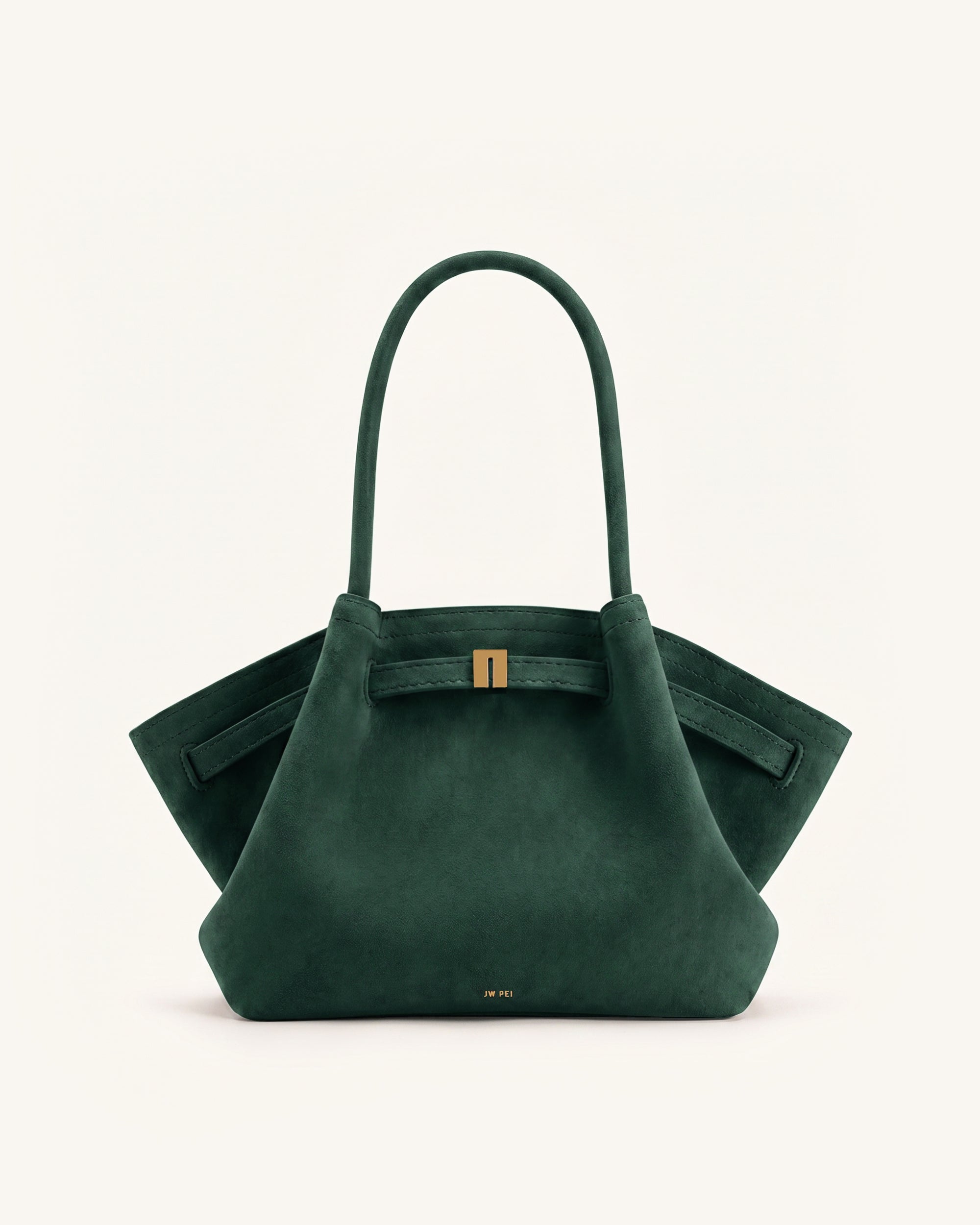 Sac cabas moyen en similicuir Hana - Vert forêt