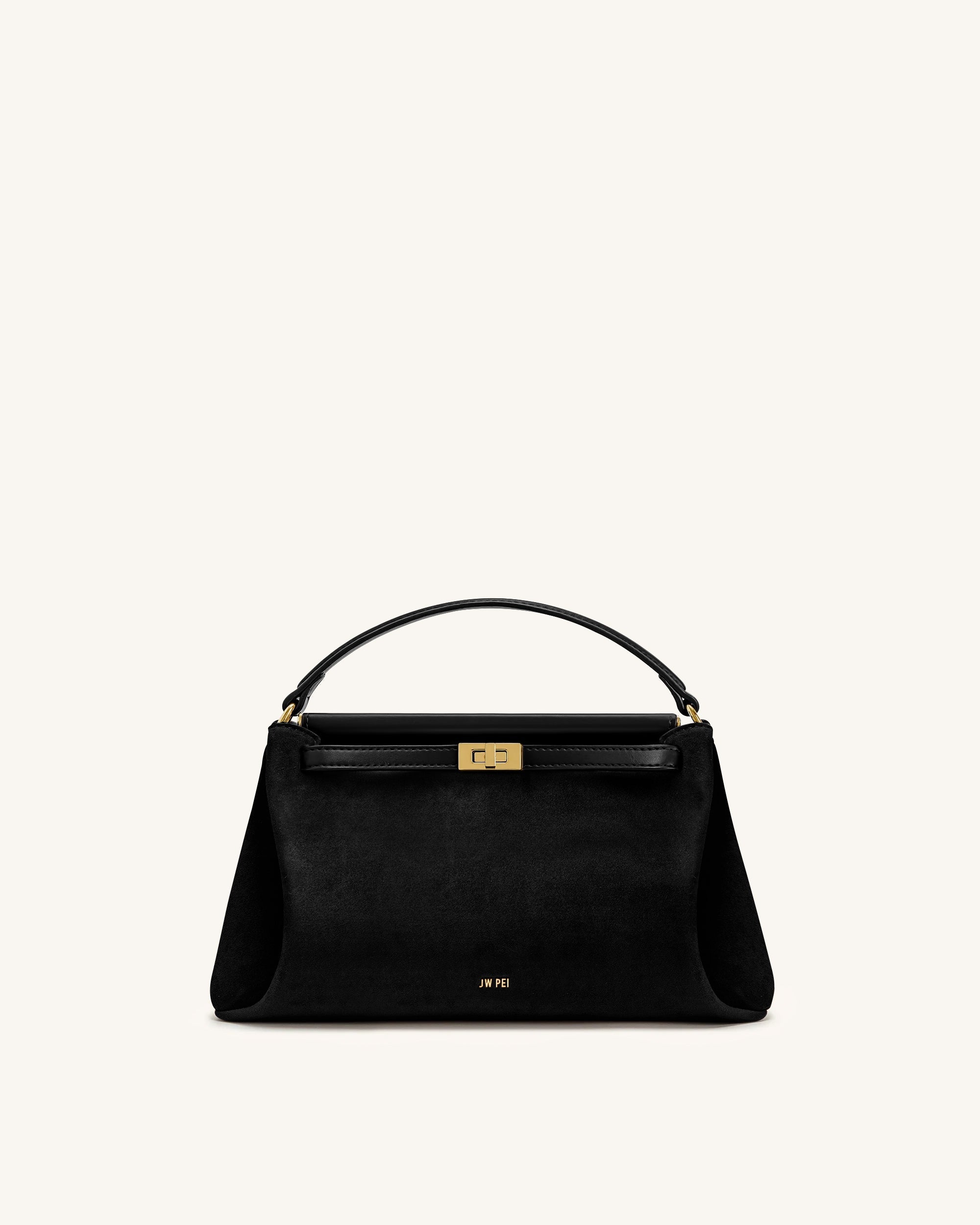 Carmen Sac à main en suédine - Noir