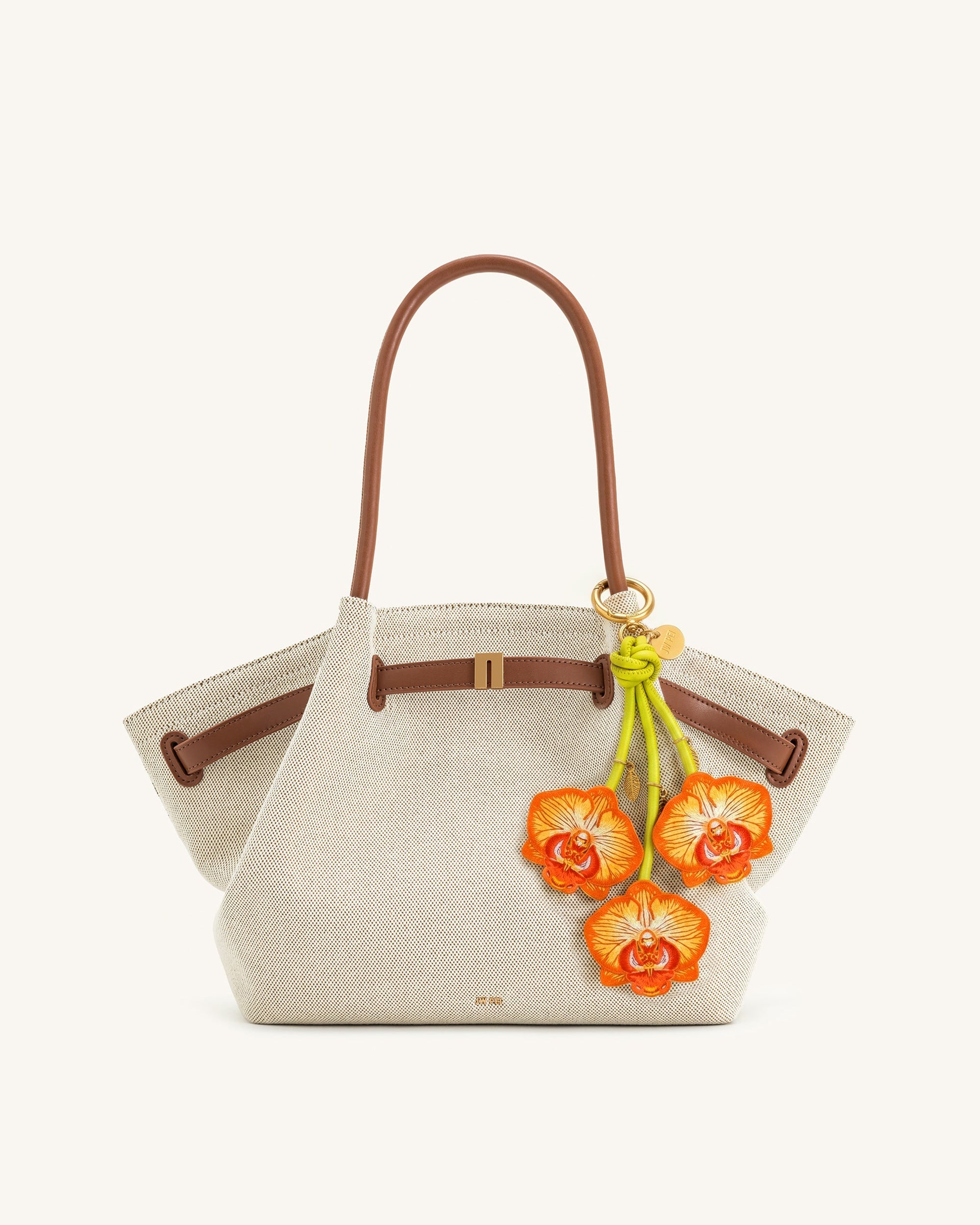 Breloque de sac Orchid - Orange vif