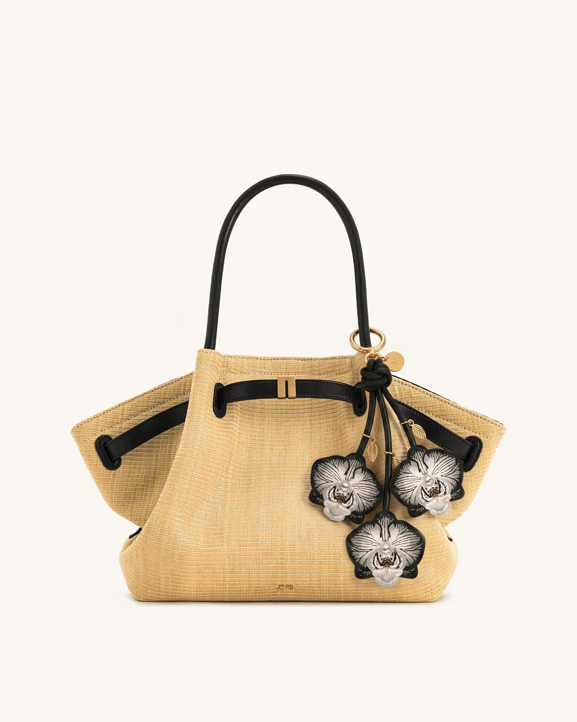 Breloque de sac Orchid - Noir