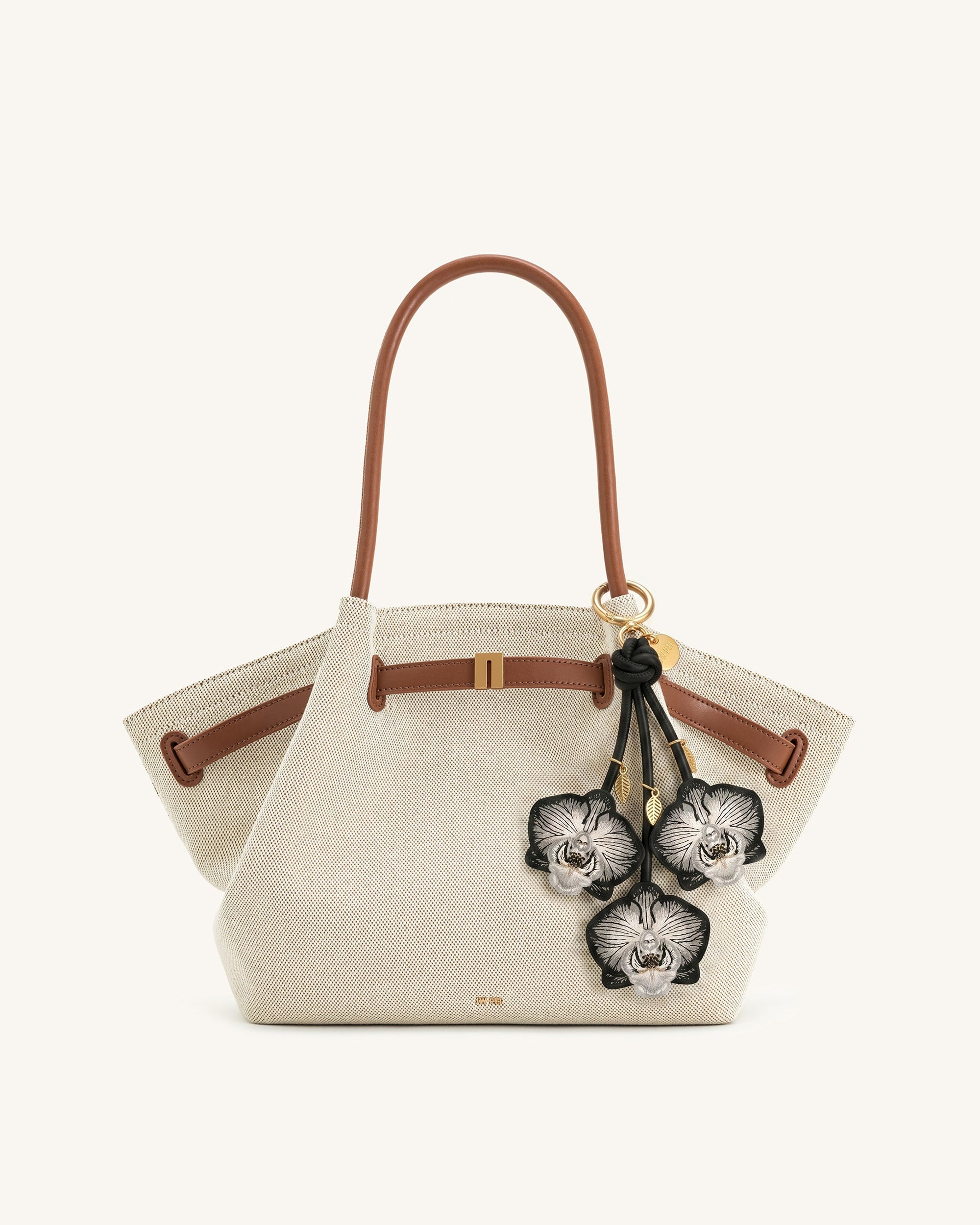 Breloque de sac Orchid - Noir