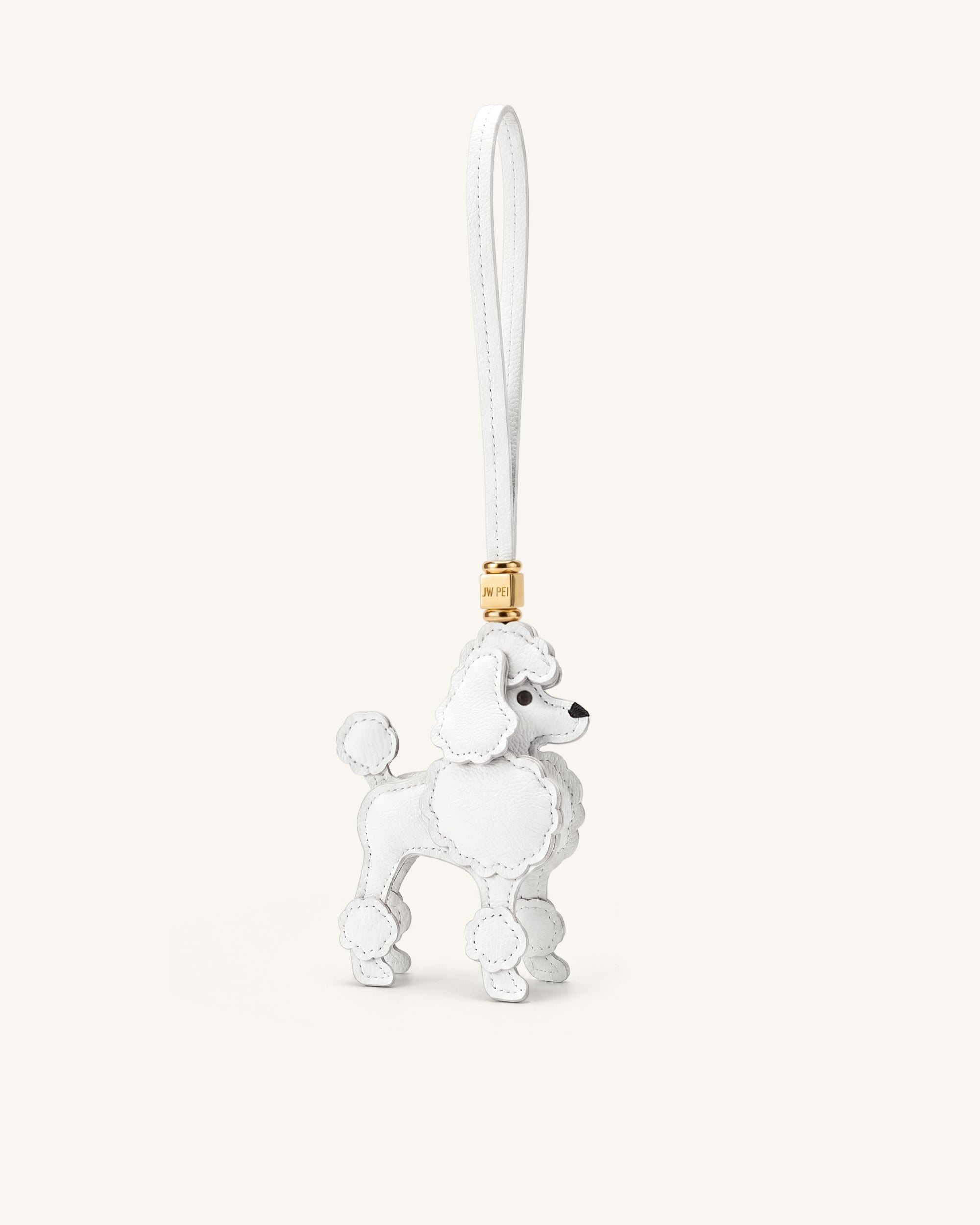 Bijou de sac Caniche - Blanc