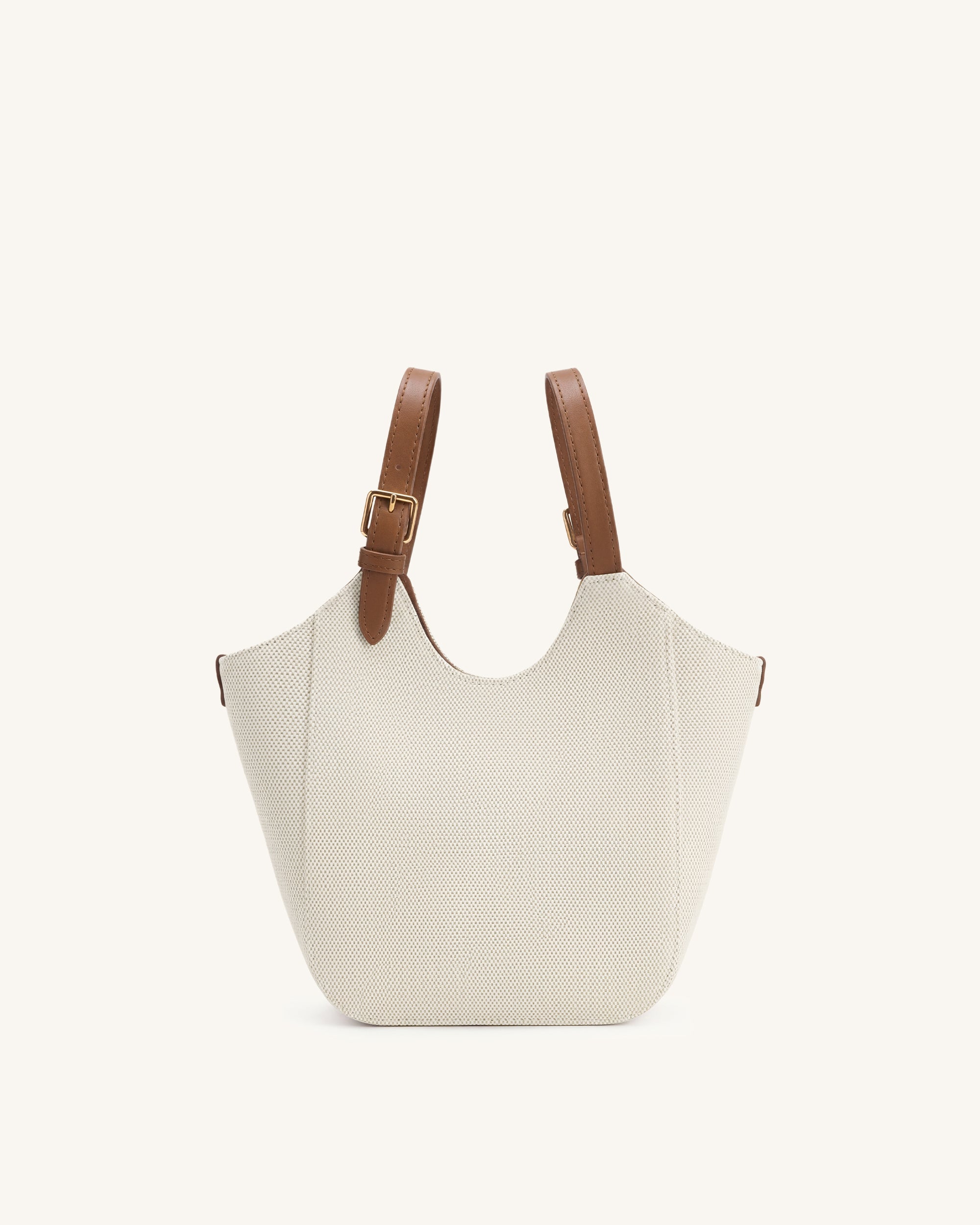 Ines Sac cabas avec cadenas - Toile marron