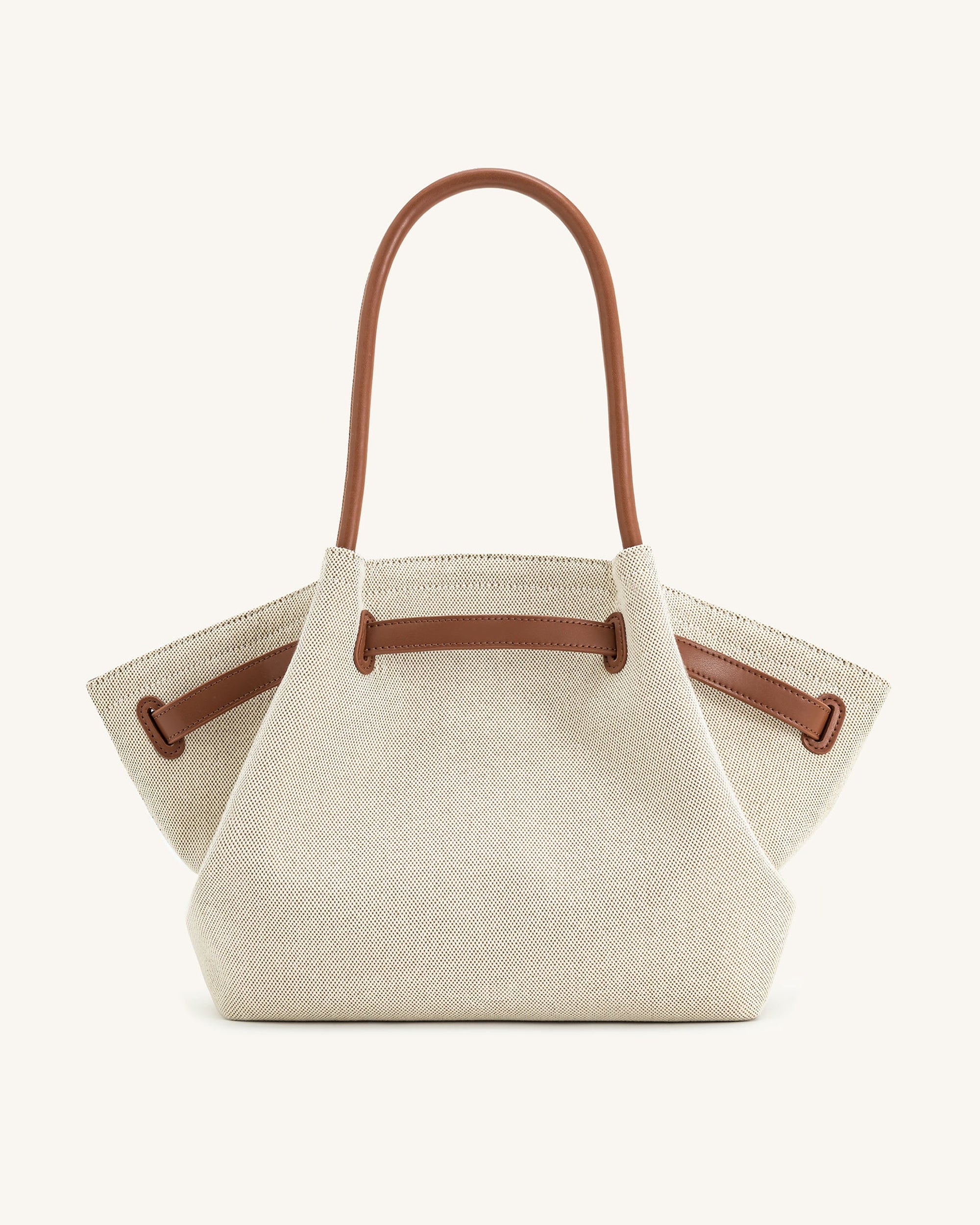 Hana Grand Sac Cabas - Toile Marron