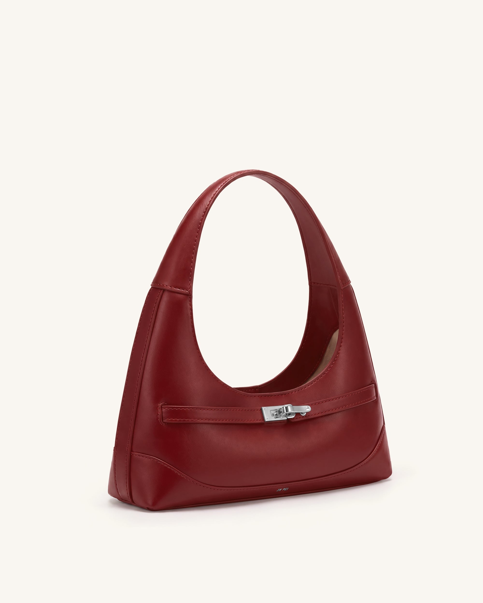Noelle Sac porté épaule ceinturé - Bordeaux foncé