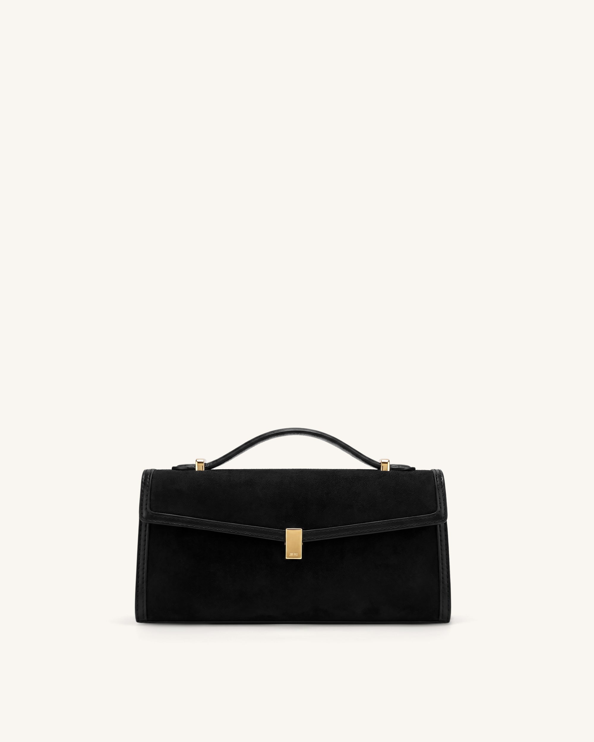 Delphine Sac à main en suédine - Noir