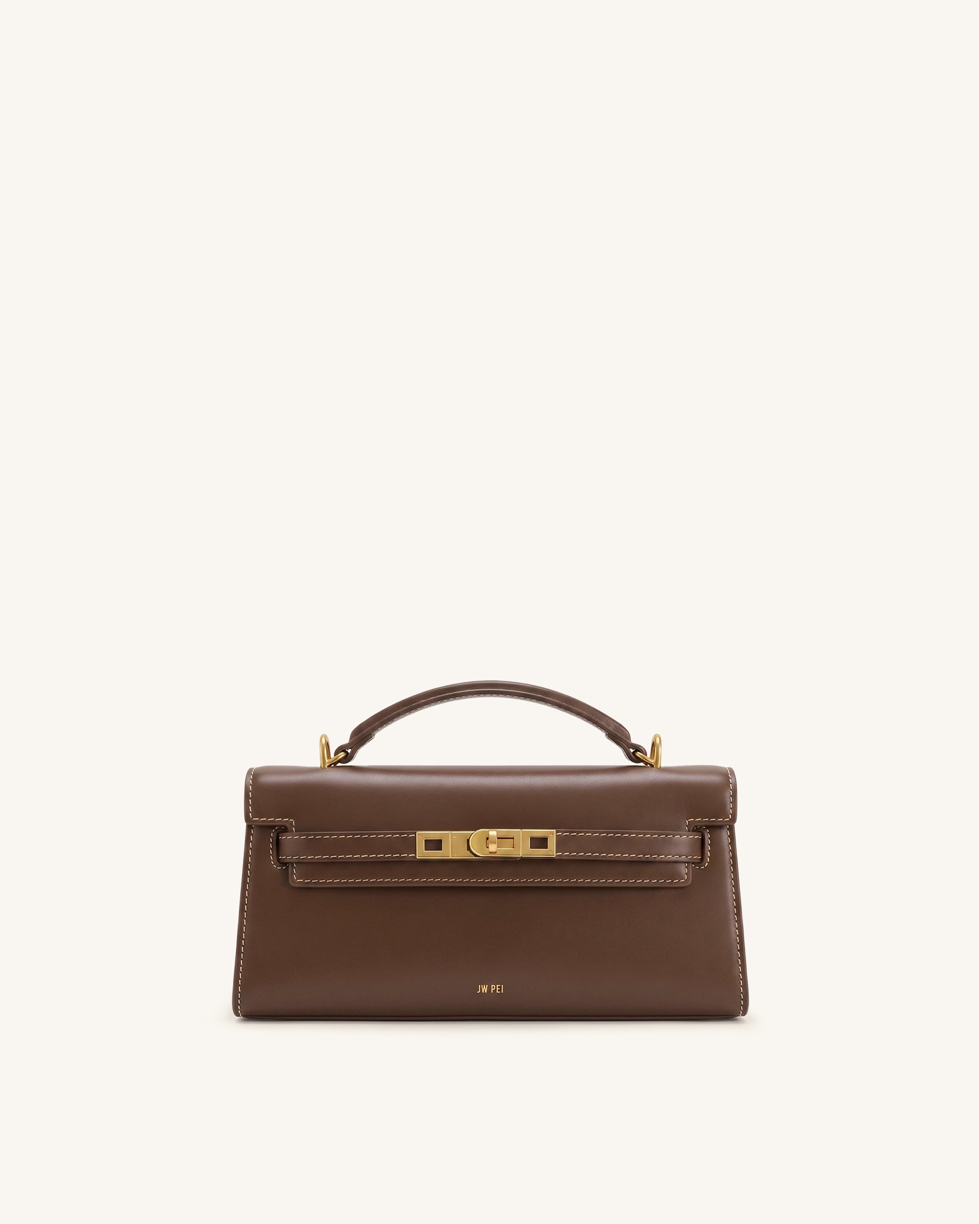 Sac à main supérieur Noor - Brun ambre