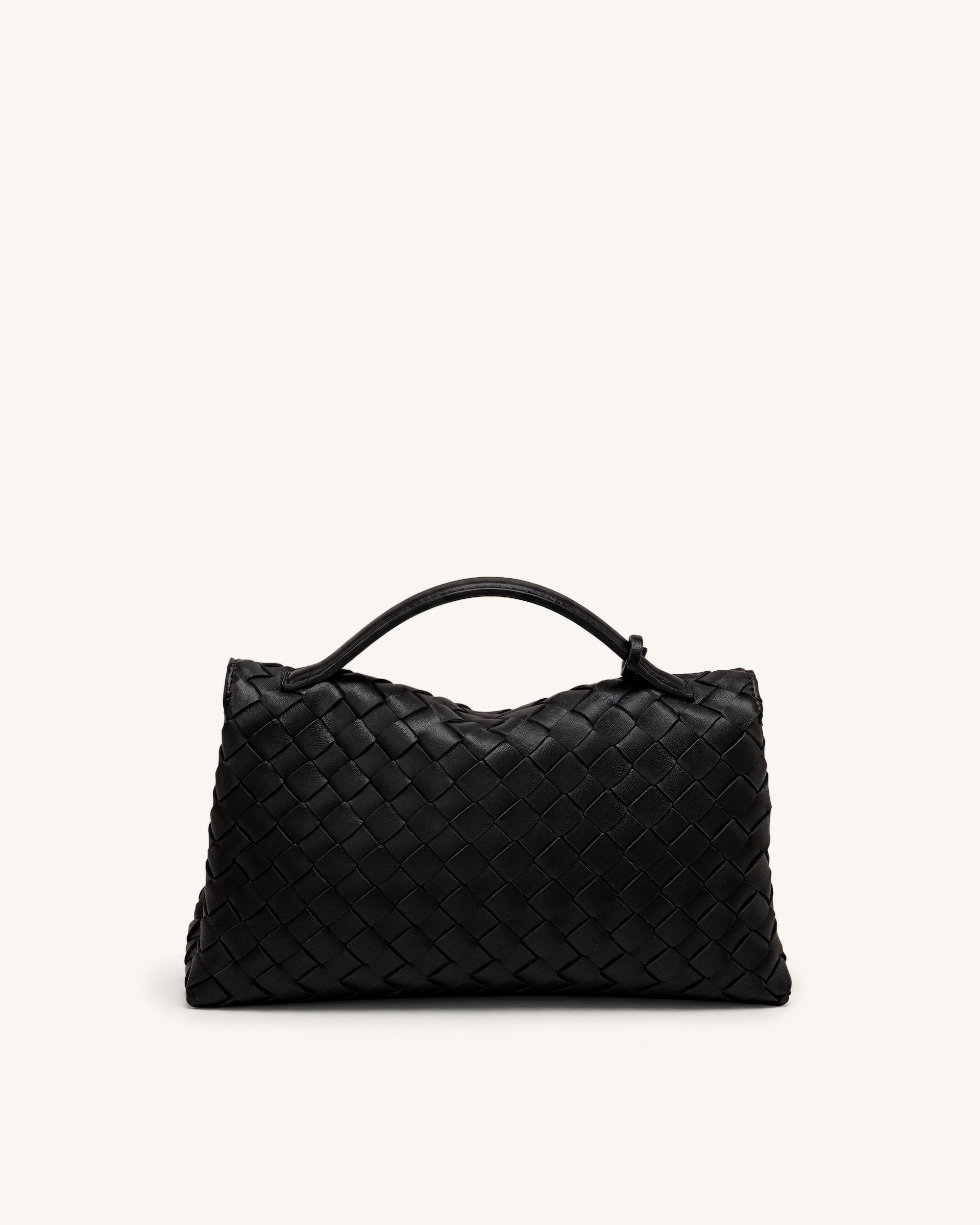 Celeste Sac pochette tissé - Noir