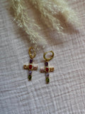 Boucles d’oreilles iris