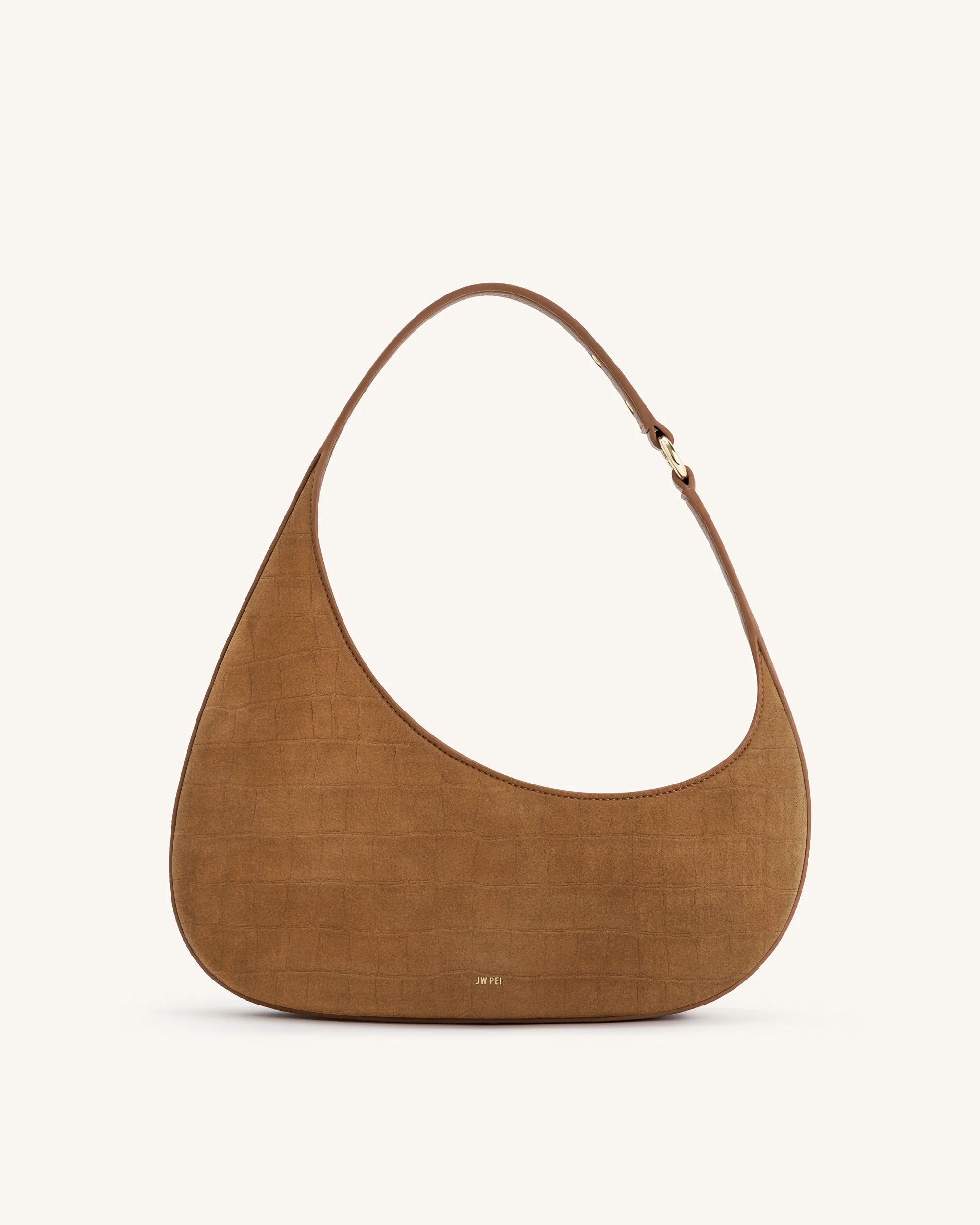 Harlee Sac bandoulière en faux daim gaufré - Marron