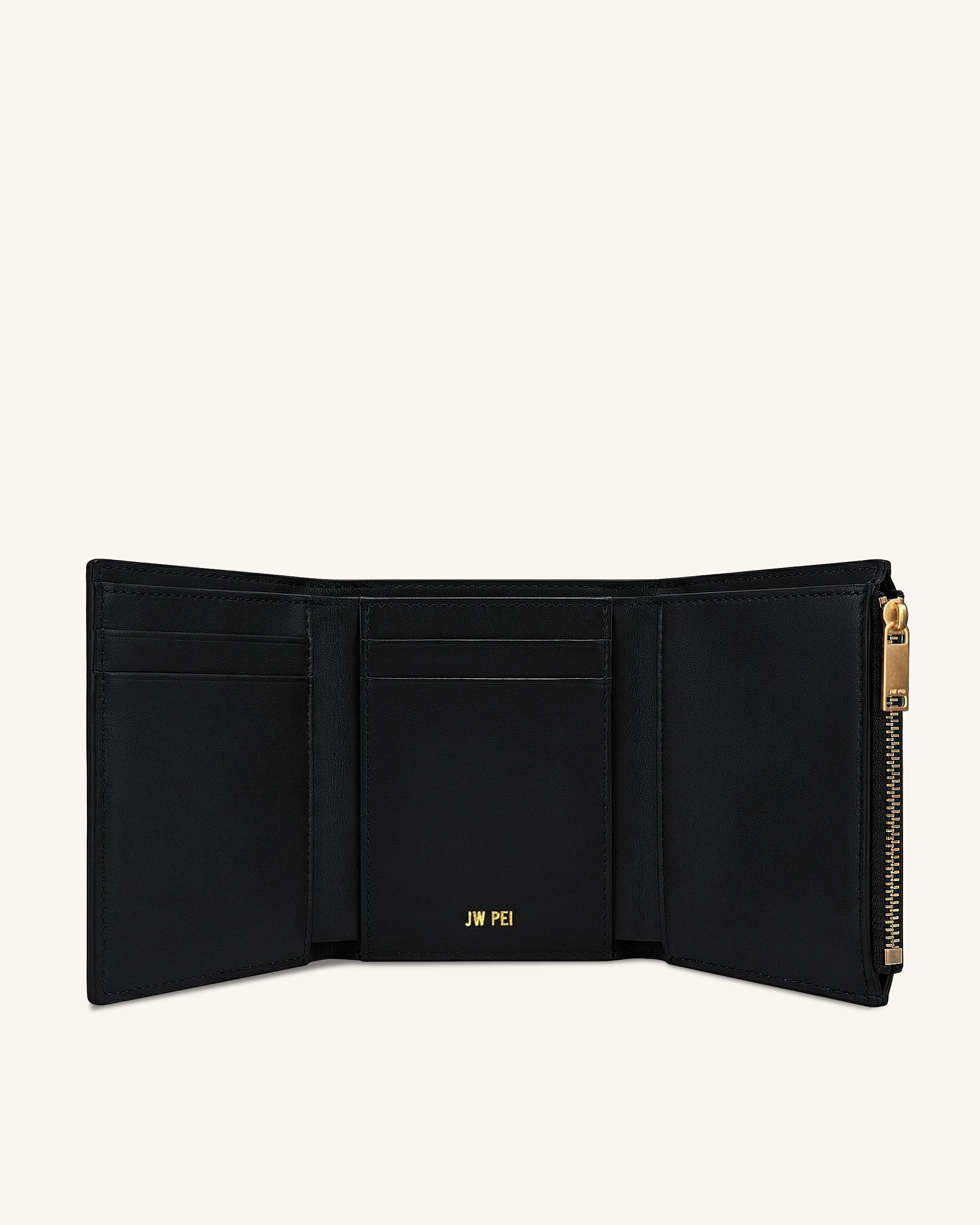 Hana Portefeuille avec détails métalliques - Noir