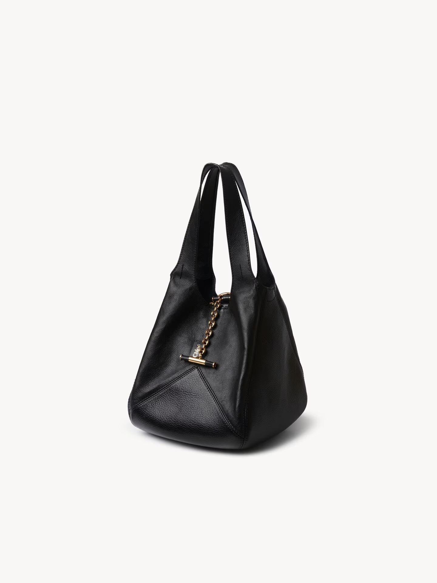 PETIT SAC CHLOÉ BALLOON EN CUIR GRAINÉ