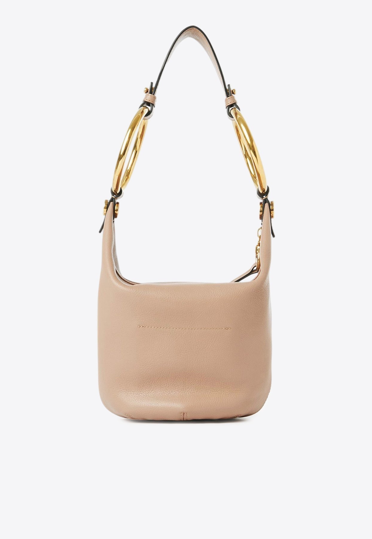 Petit Bracelet Sac Porté Épaule en Grained en Cuir