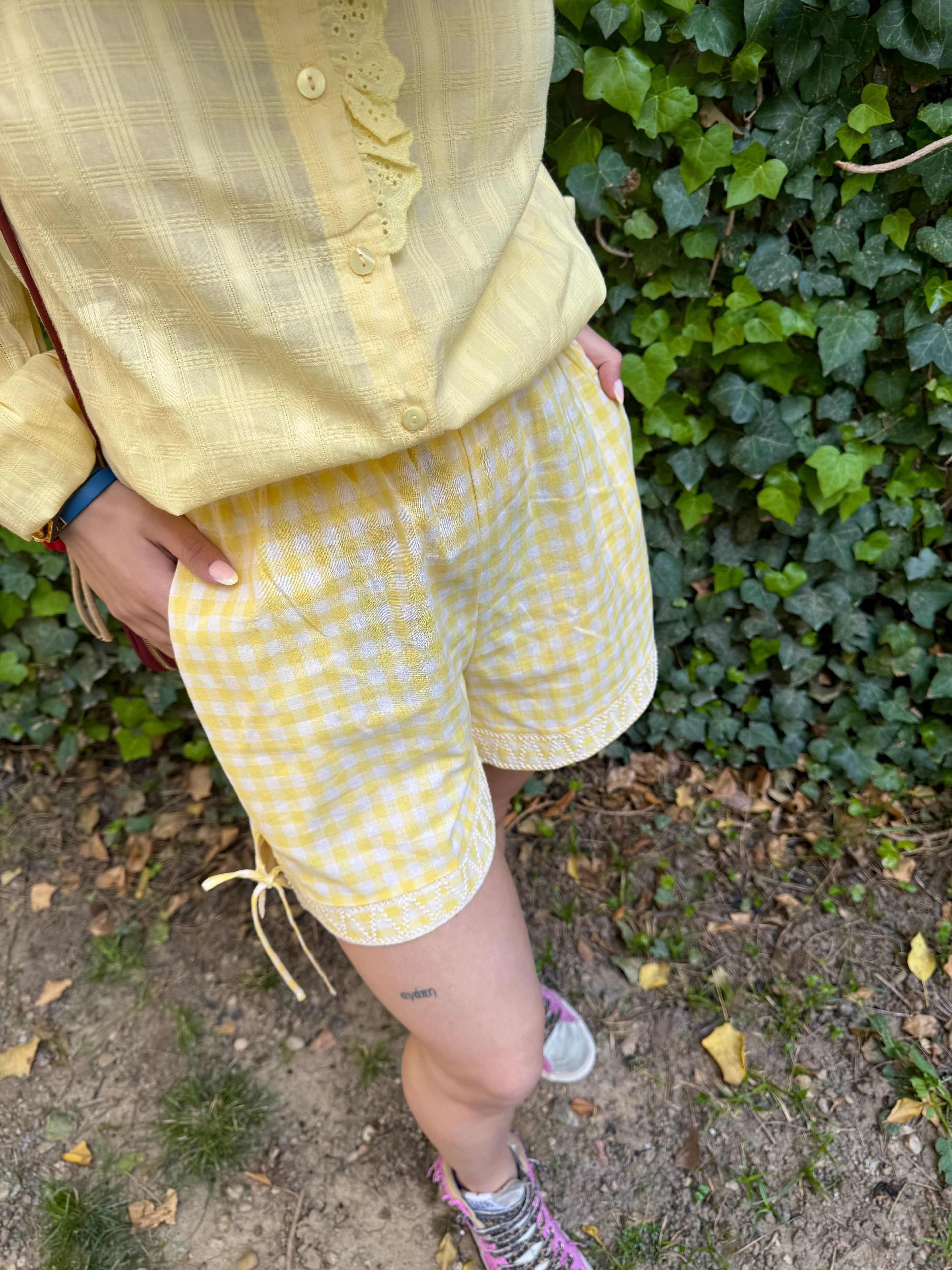 Short carreaux Jany 💛