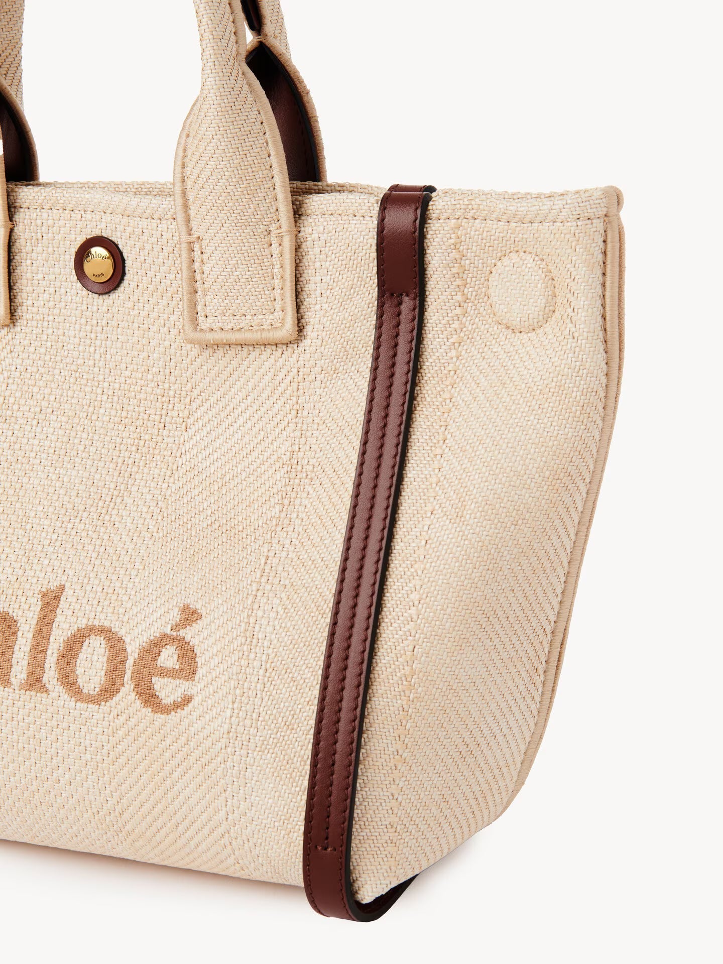 SAC CABAS CHLOÉ CARRY EN TOILE