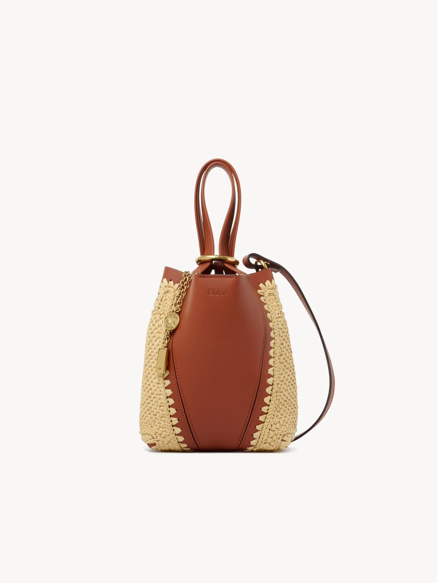 LARGE SAC CABAS CHLOÉ SPIN EN CUIR VELOURS