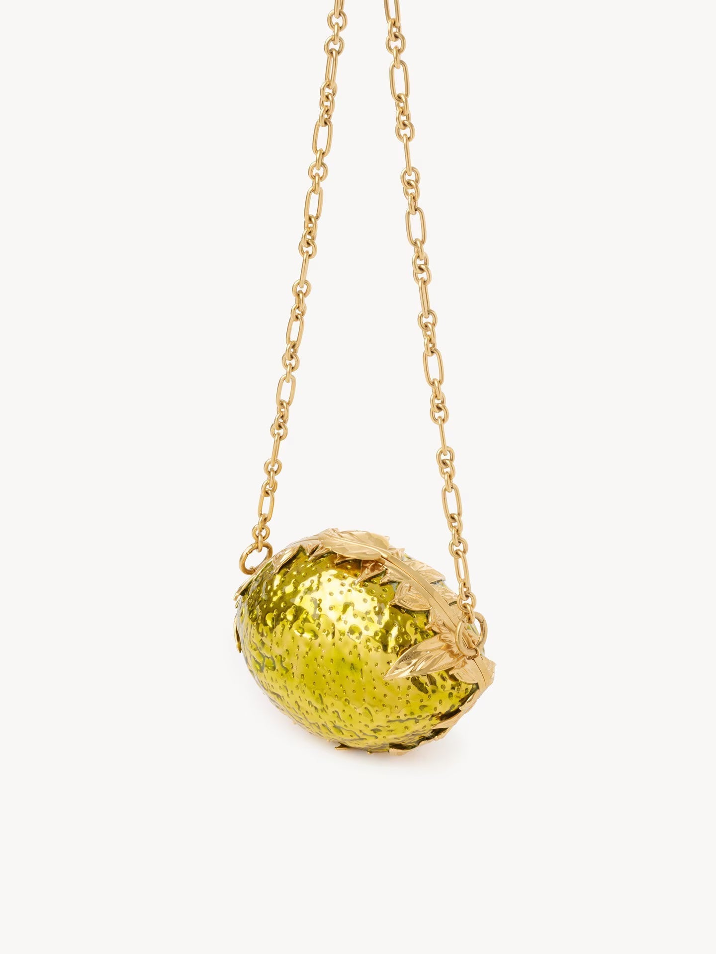 MINAUDIÈRE CITRON CHLOÉ TROPICUS EN LAITON